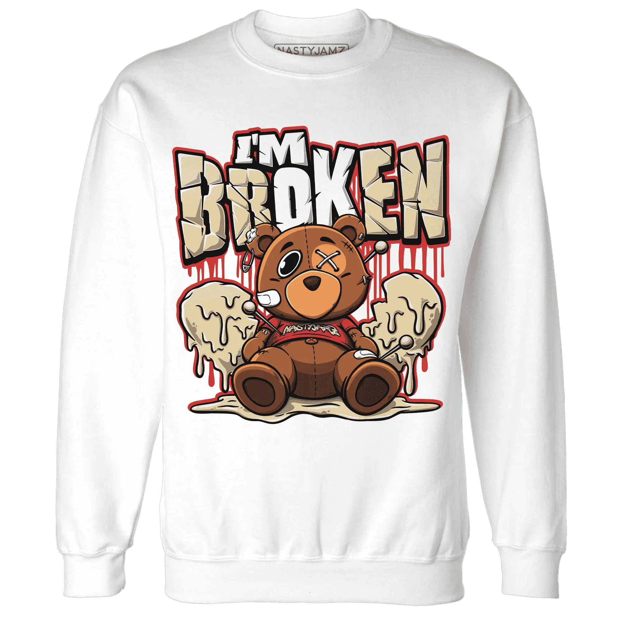 Dunk-Strawberry-Waffle-NastyJamz-Sweatshirt-Match-Im-Broken-BER