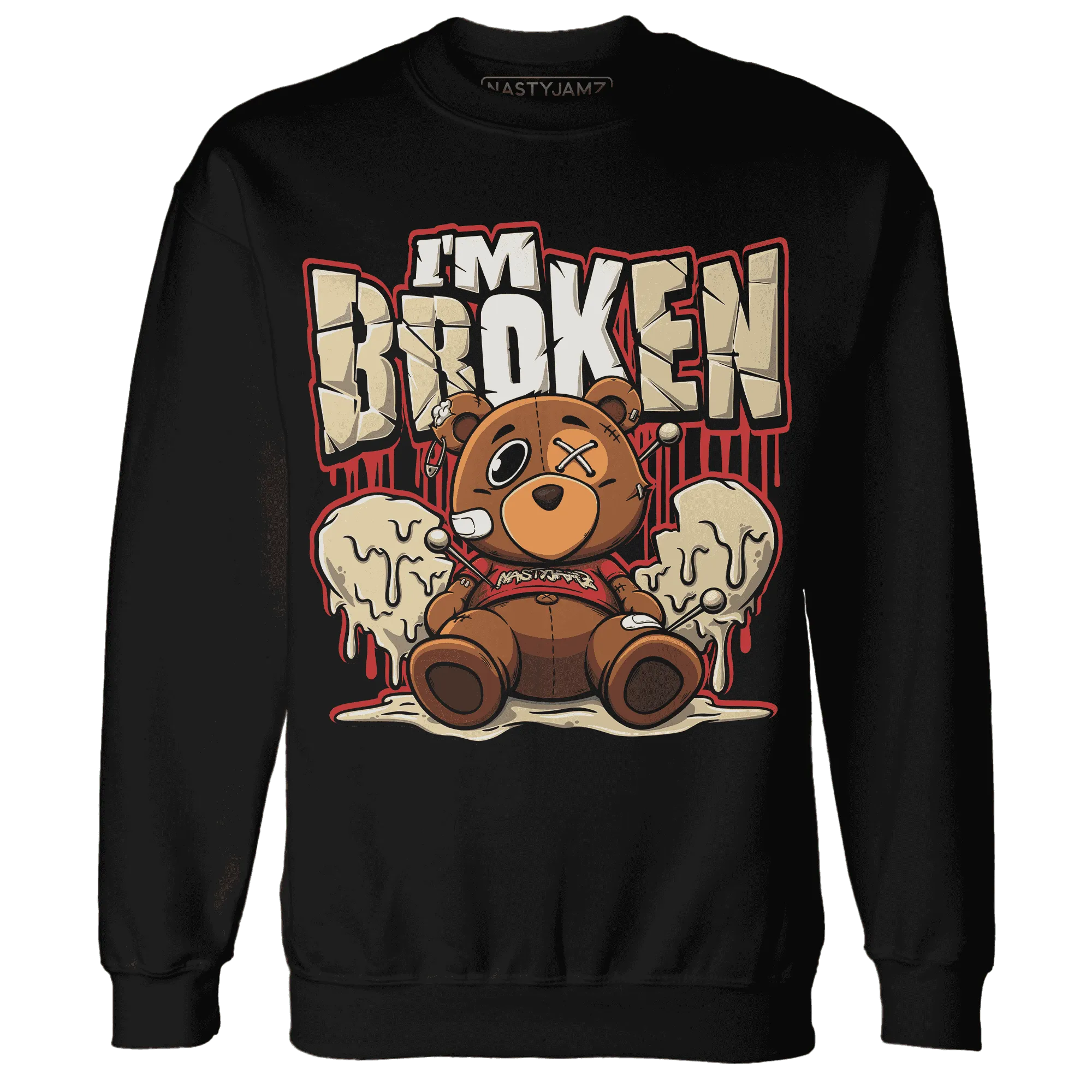 Dunk-Strawberry-Waffle-NastyJamz-Sweatshirt-Match-Im-Broken-BER