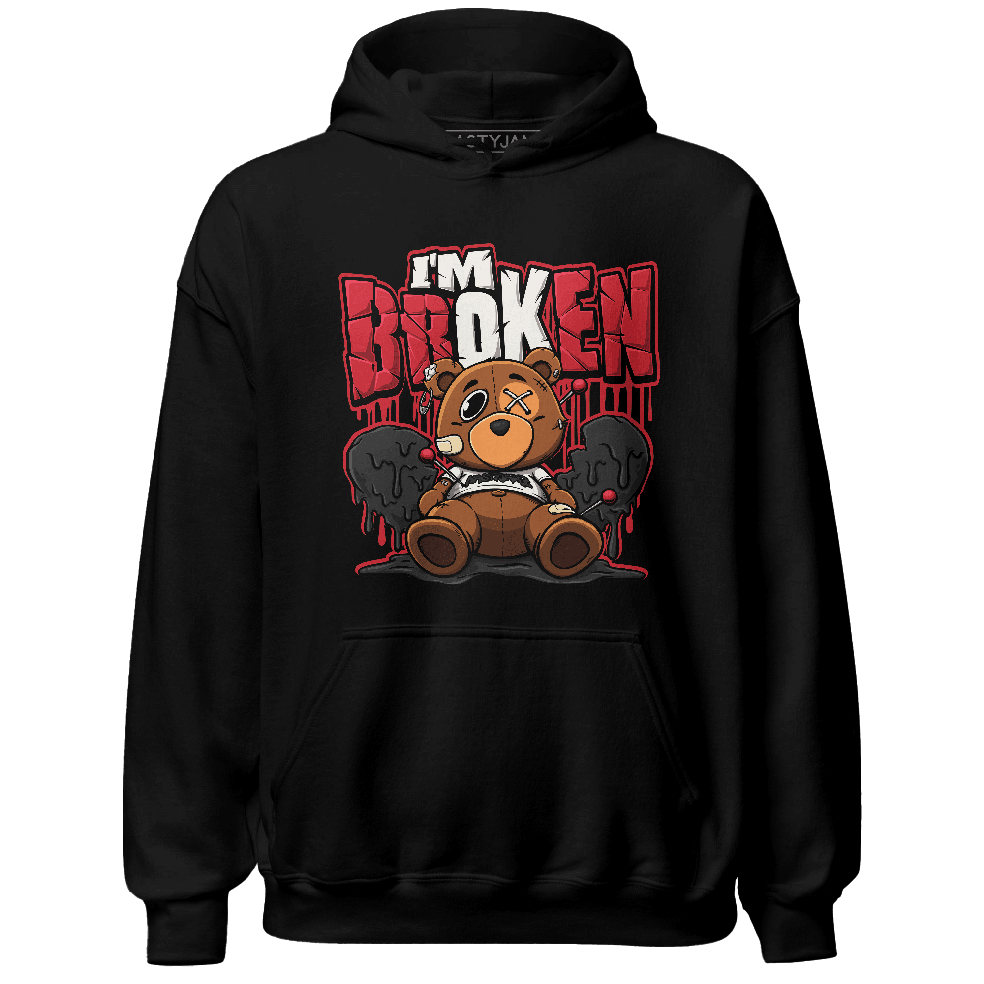Jumman Jack University Red Hoodie Match Im Broken BER - NastyJamz