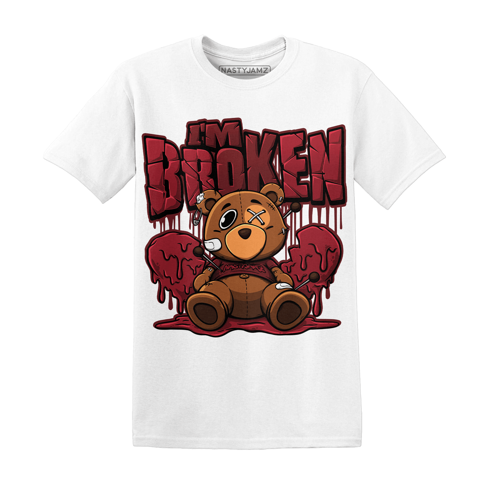 Cherry 12s T Shirt Im Broken BER - NastyJamz