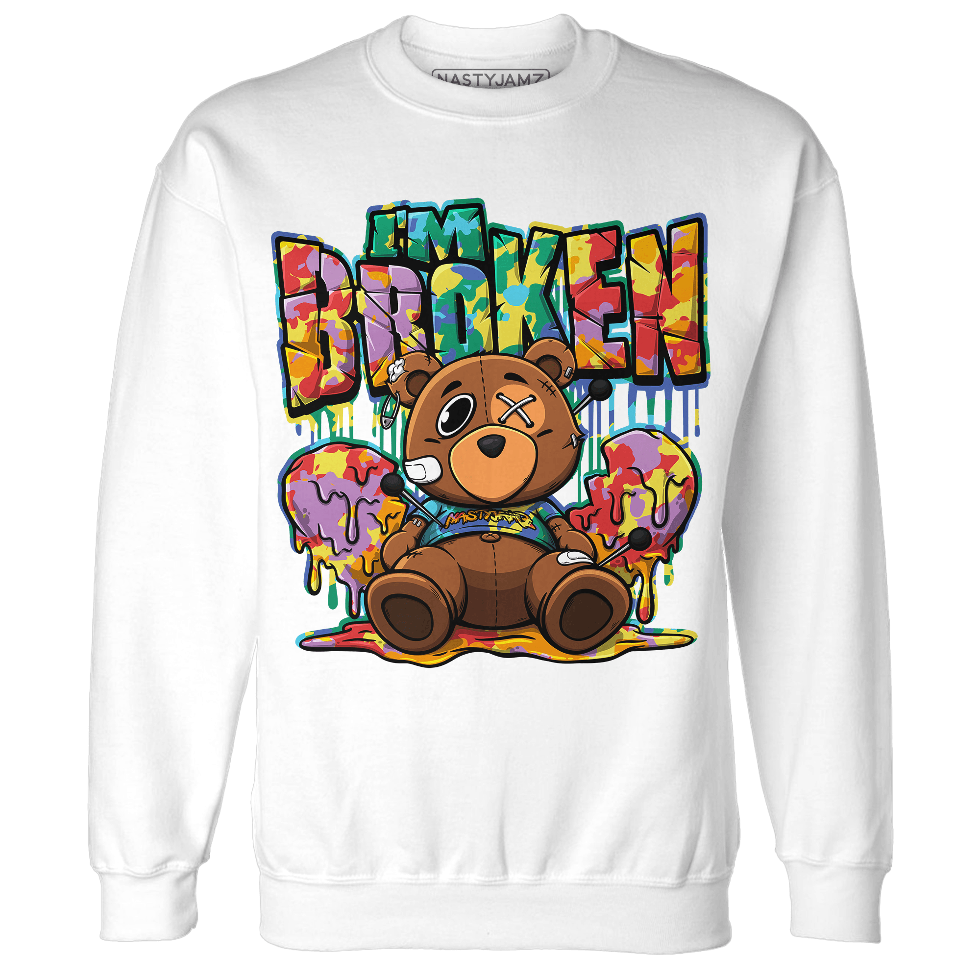 Mid GS Six Championships 1s Sweatshirt Match Im Broken BER - NastyJamz