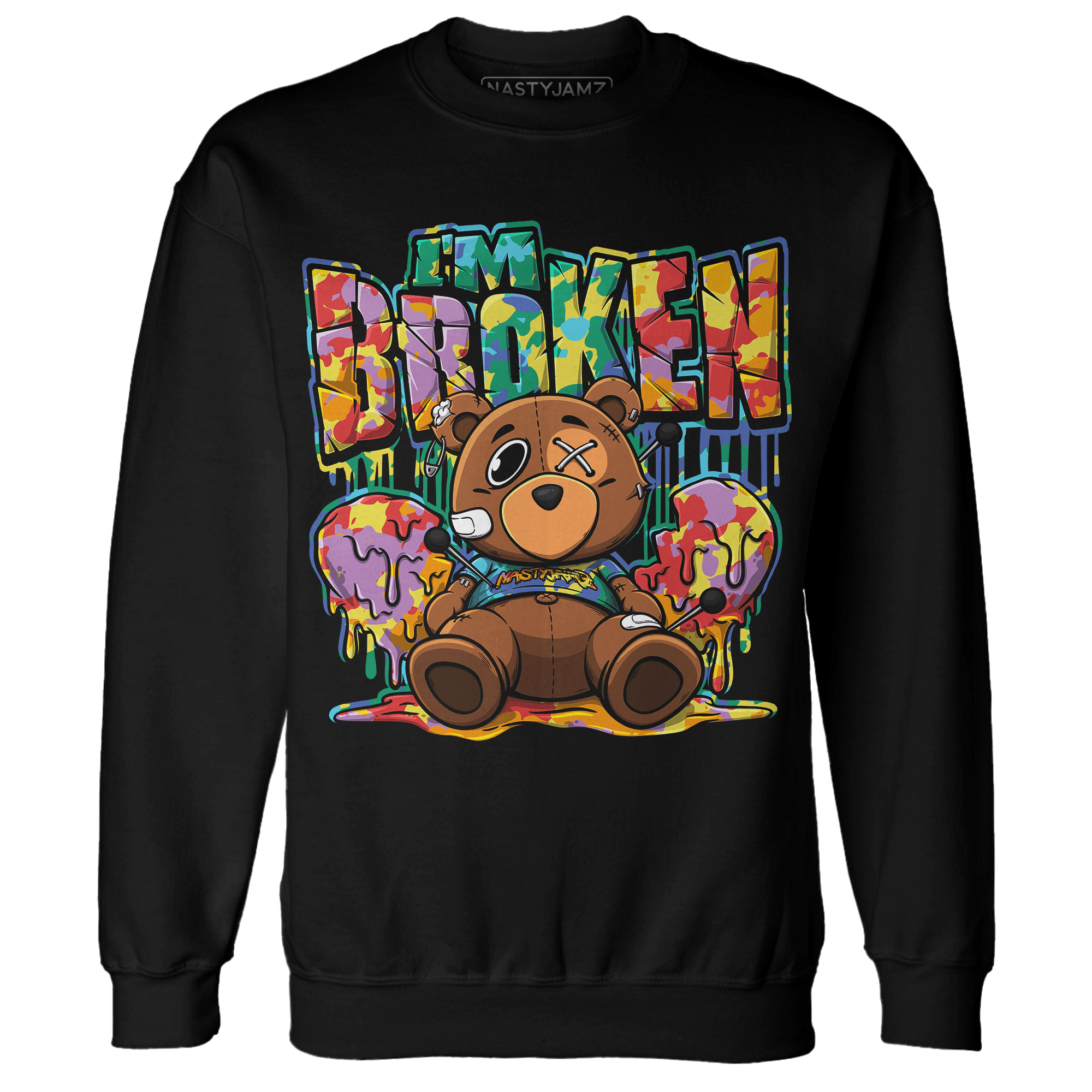 Mid GS Six Championships 1s Sweatshirt Match Im Broken BER - NastyJamz