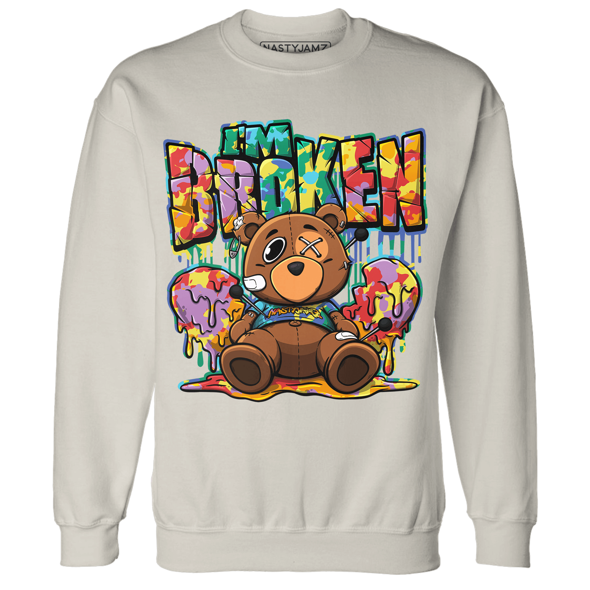 Mid GS Six Championships 1s Sweatshirt Match Im Broken BER - NastyJamz