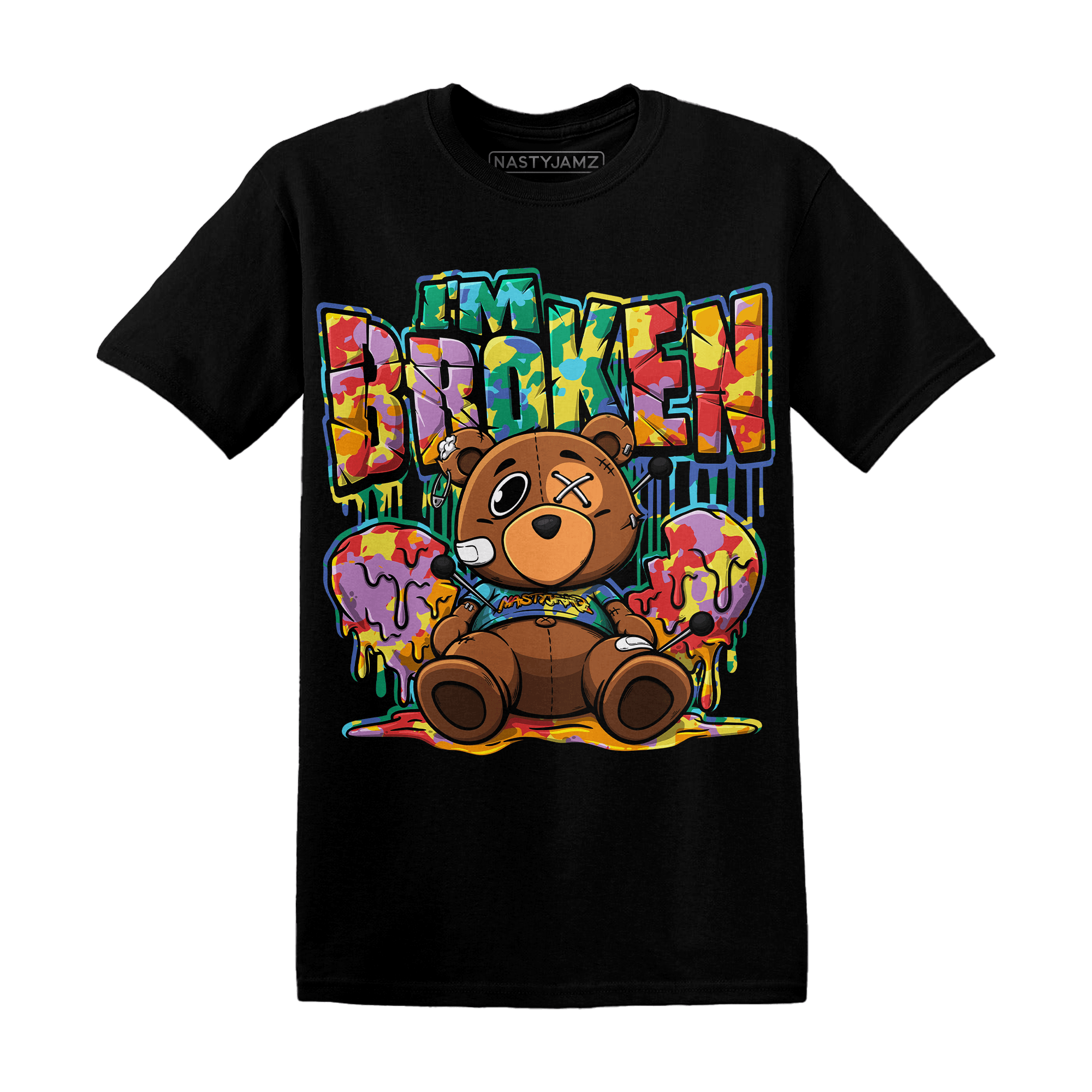 Mid GS Six Championships 1s T Shirt Im Broken BER - NastyJamz