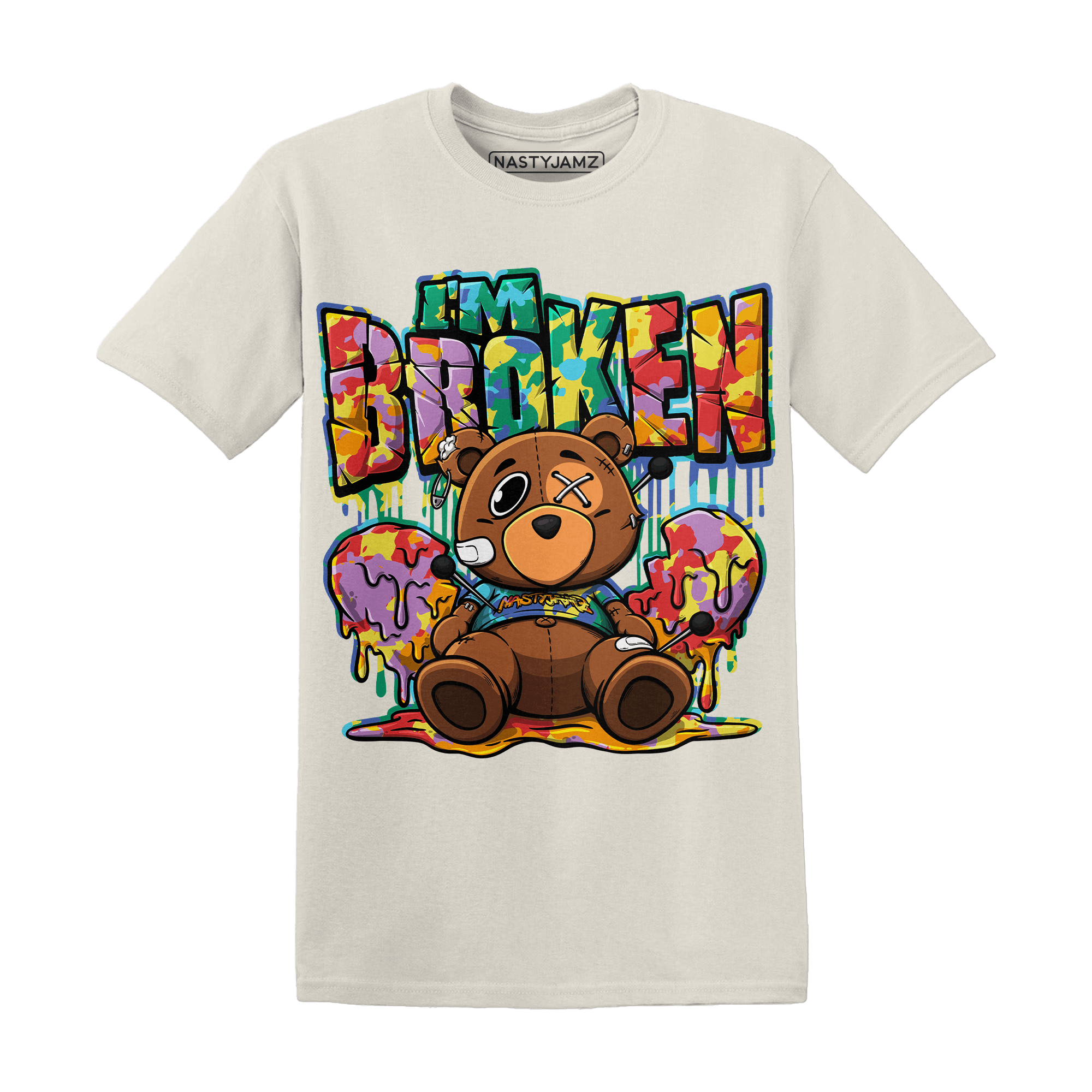 Mid GS Six Championships 1s T Shirt Im Broken BER - NastyJamz