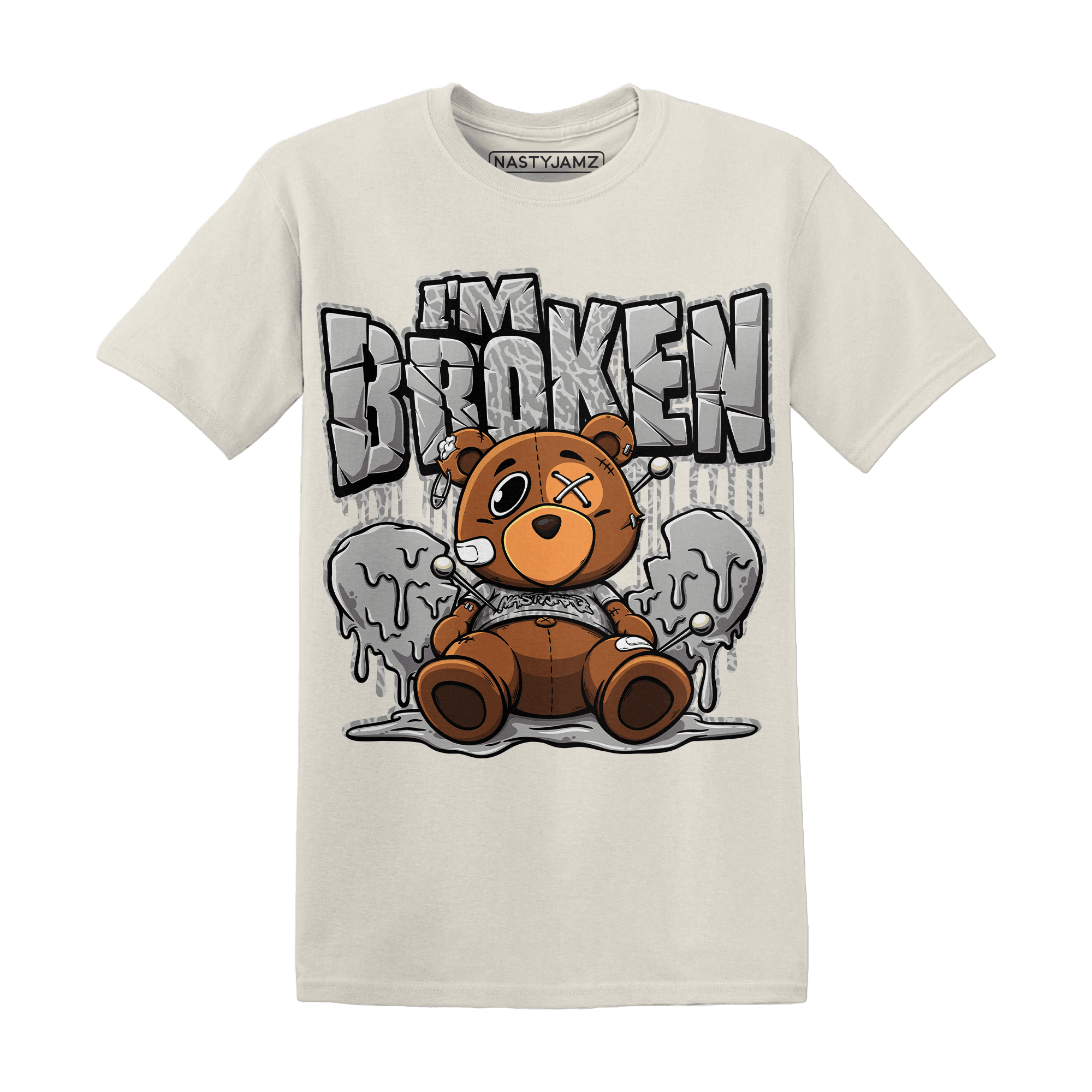 Craft Ivory 3s T Shirt Im Broken BER - NastyJamz