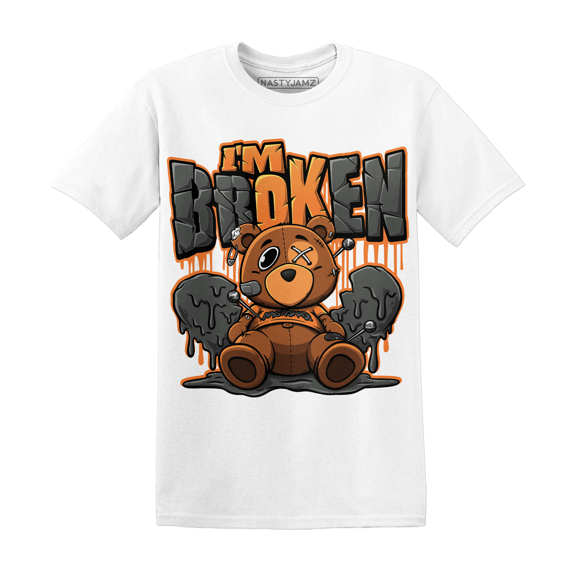 Fear Pack 3s T Shirt Im Broken BER - NastyJamz