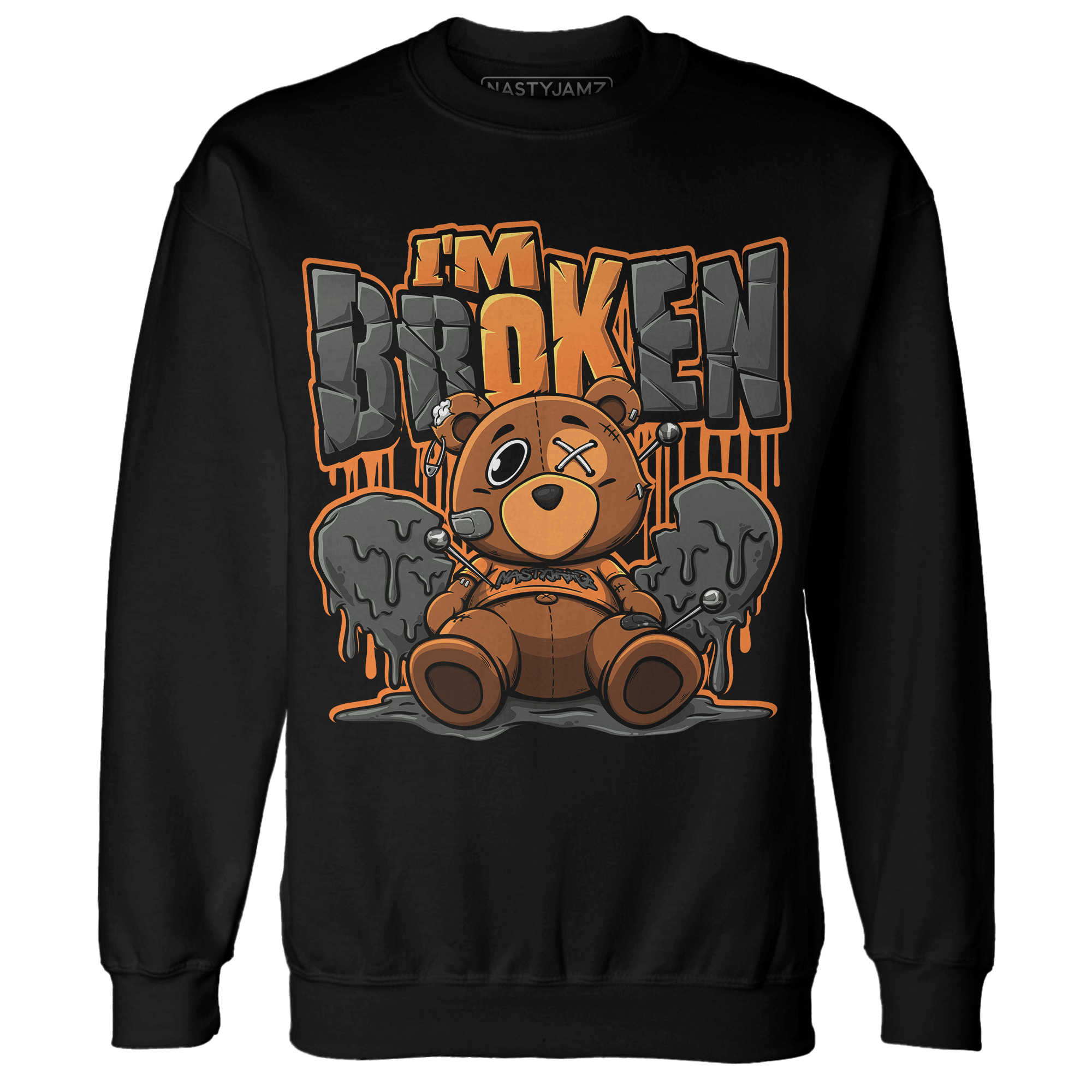 Fear Pack 3s Sweatshirt Match Im Broken BER - NastyJamz