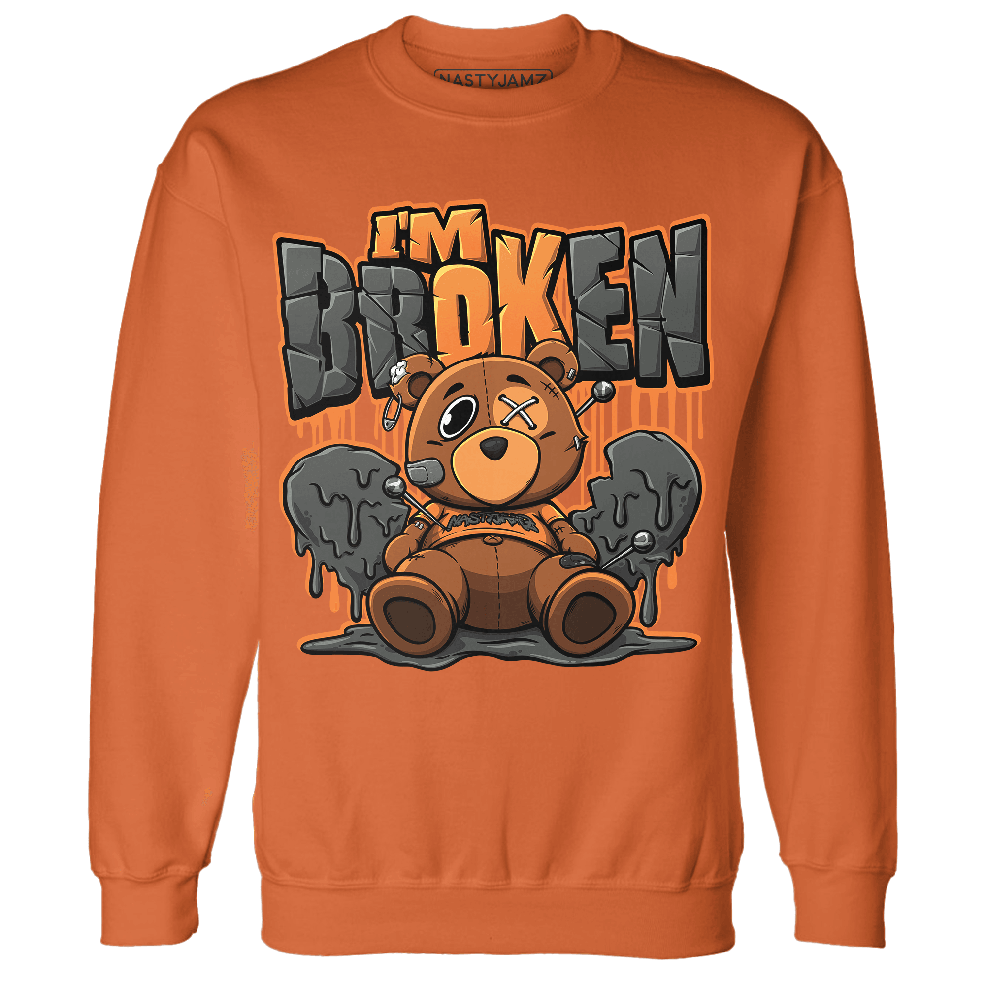 Fear Pack 3s Sweatshirt Match Im Broken BER - NastyJamz