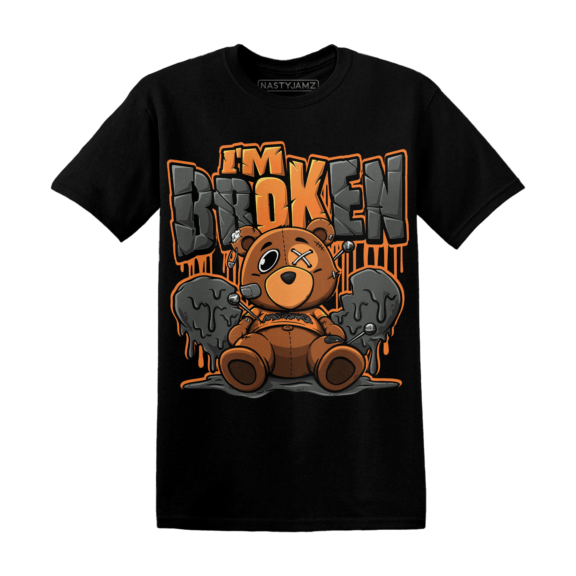 Fear Pack 3s T Shirt Im Broken BER - NastyJamz