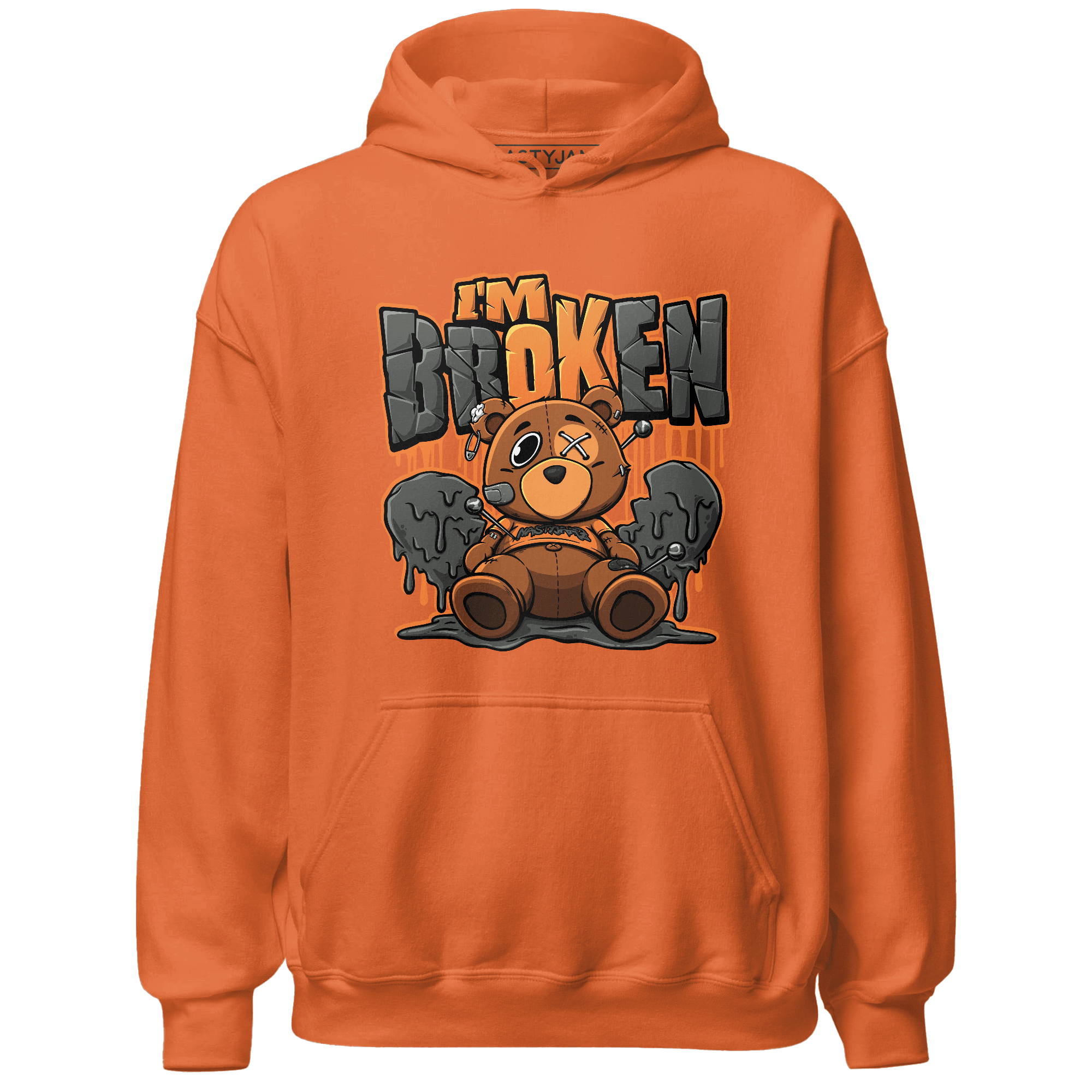Fear Pack 3s Hoodie Match Im Broken BER - NastyJamz