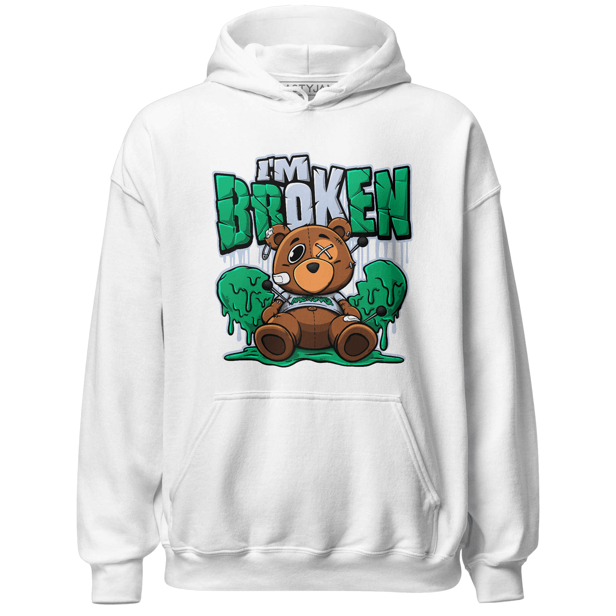 Lucky Green 5s Hoodie Match Im Broken BER - NastyJamz