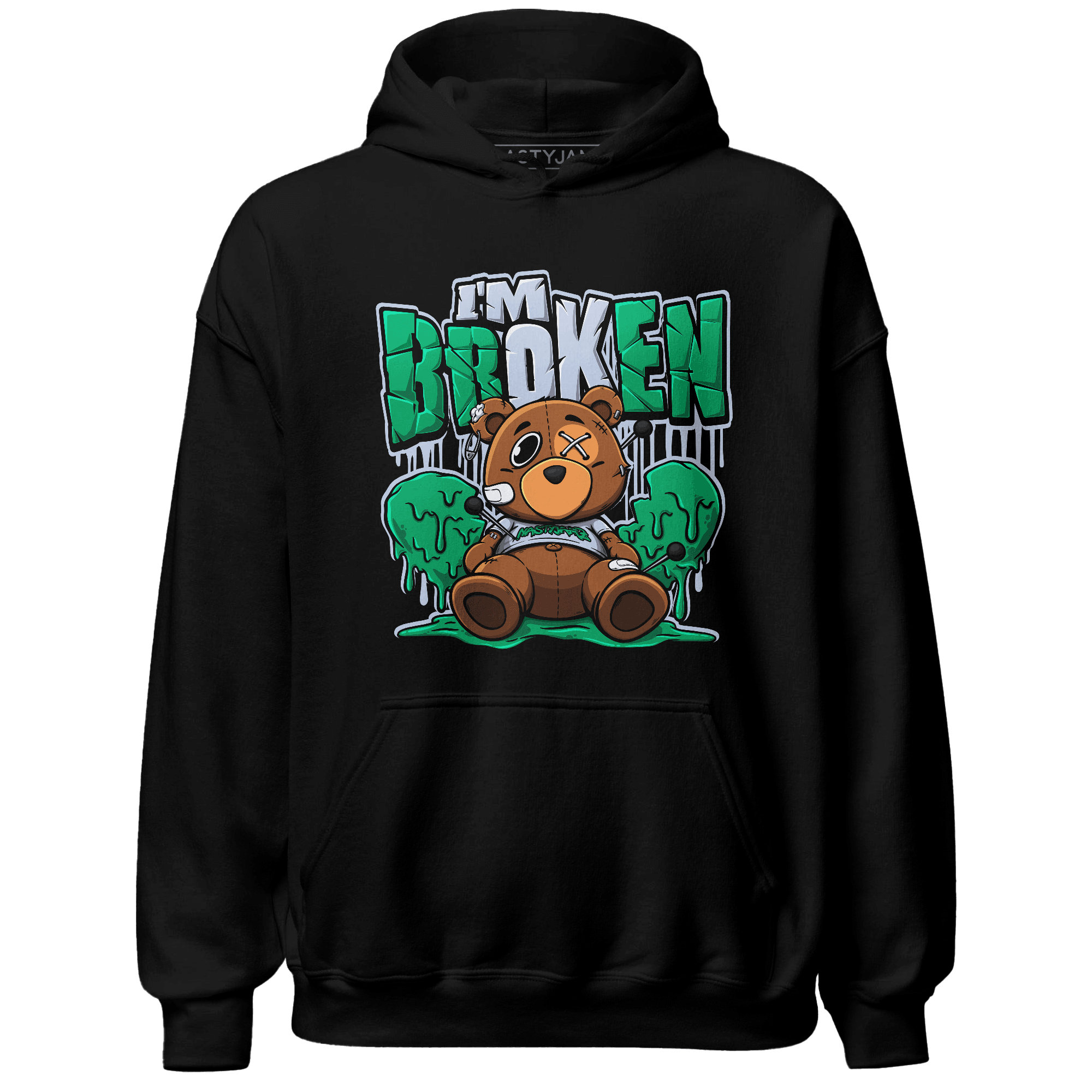 Lucky Green 5s Hoodie Match Im Broken BER - NastyJamz