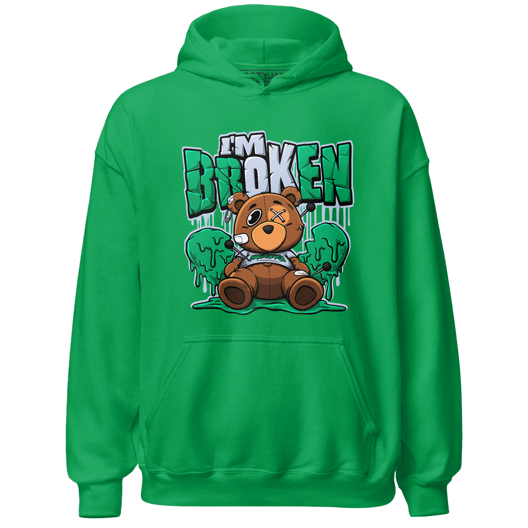 Lucky Green 5s Hoodie Match Im Broken BER - NastyJamz