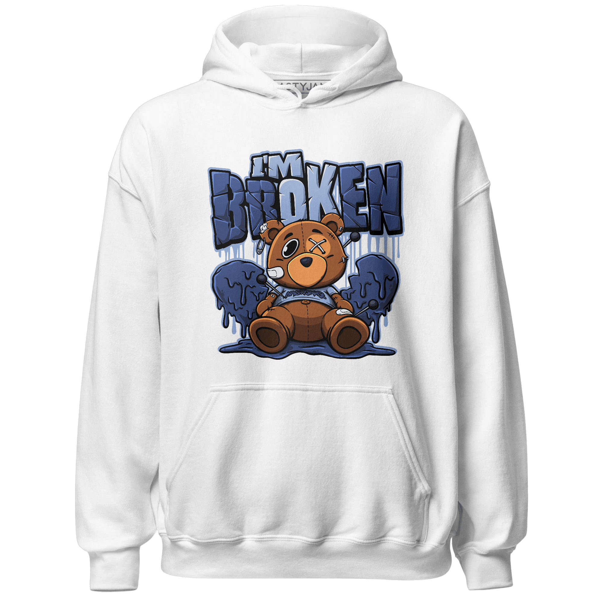 Midnight Navy 5s Hoodie Match Im Broken BER - NastyJamz