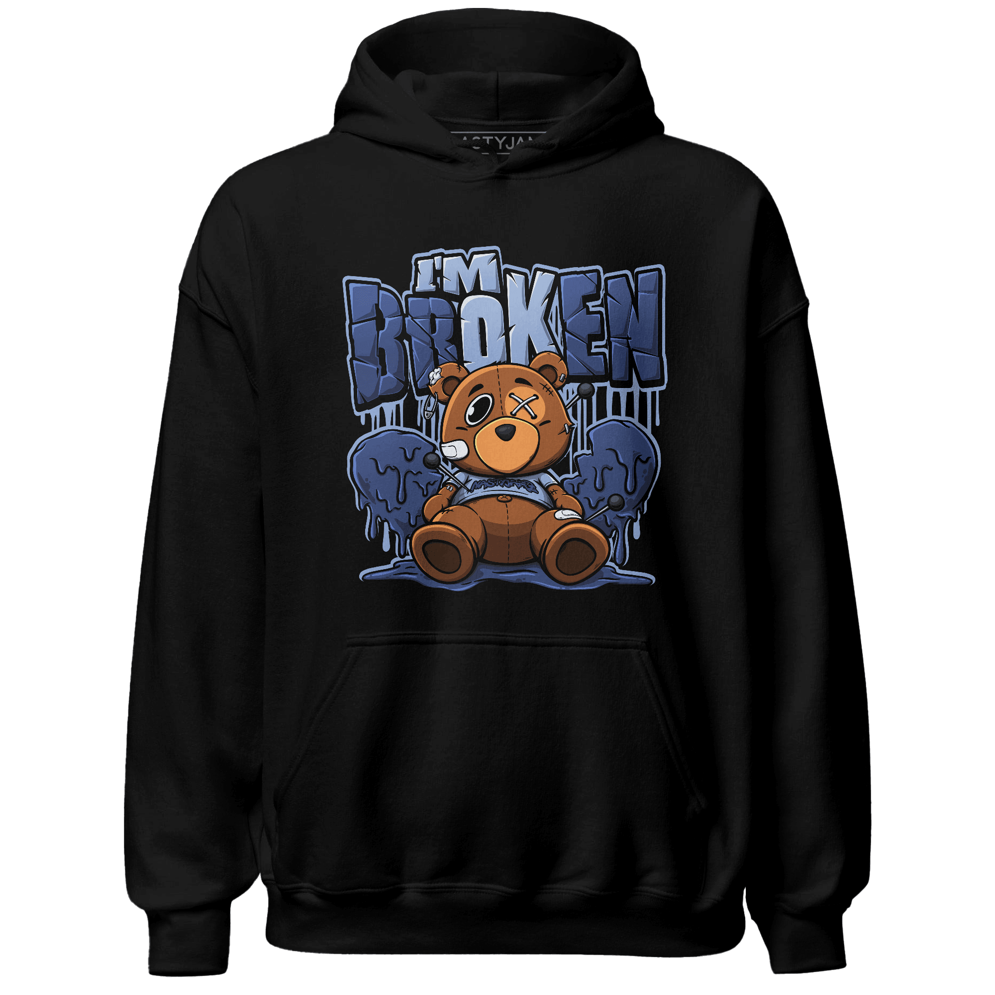 Midnight Navy 5s Hoodie Match Im Broken BER - NastyJamz