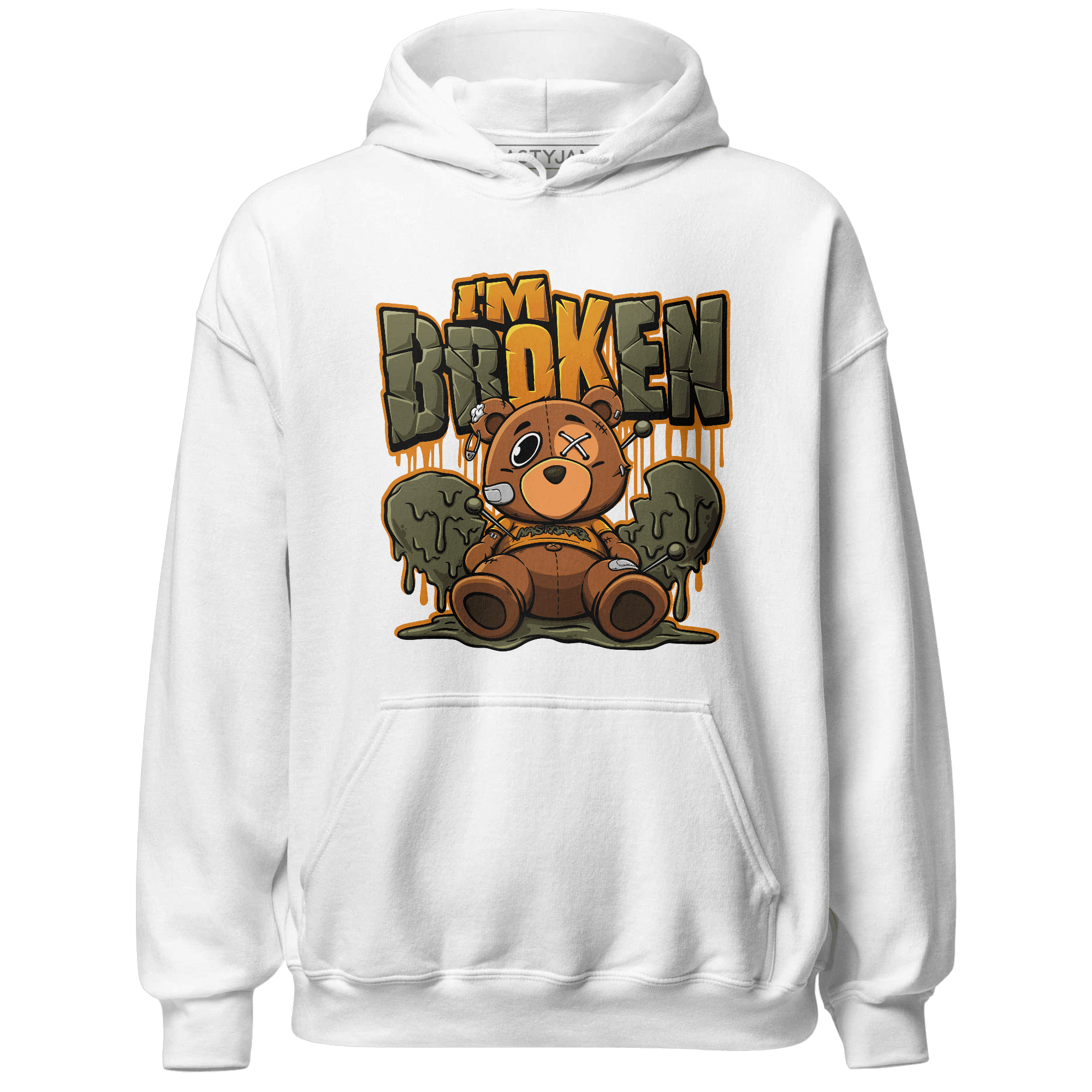 Olive 5s Hoodie Match Im Broken BER - NastyJamz