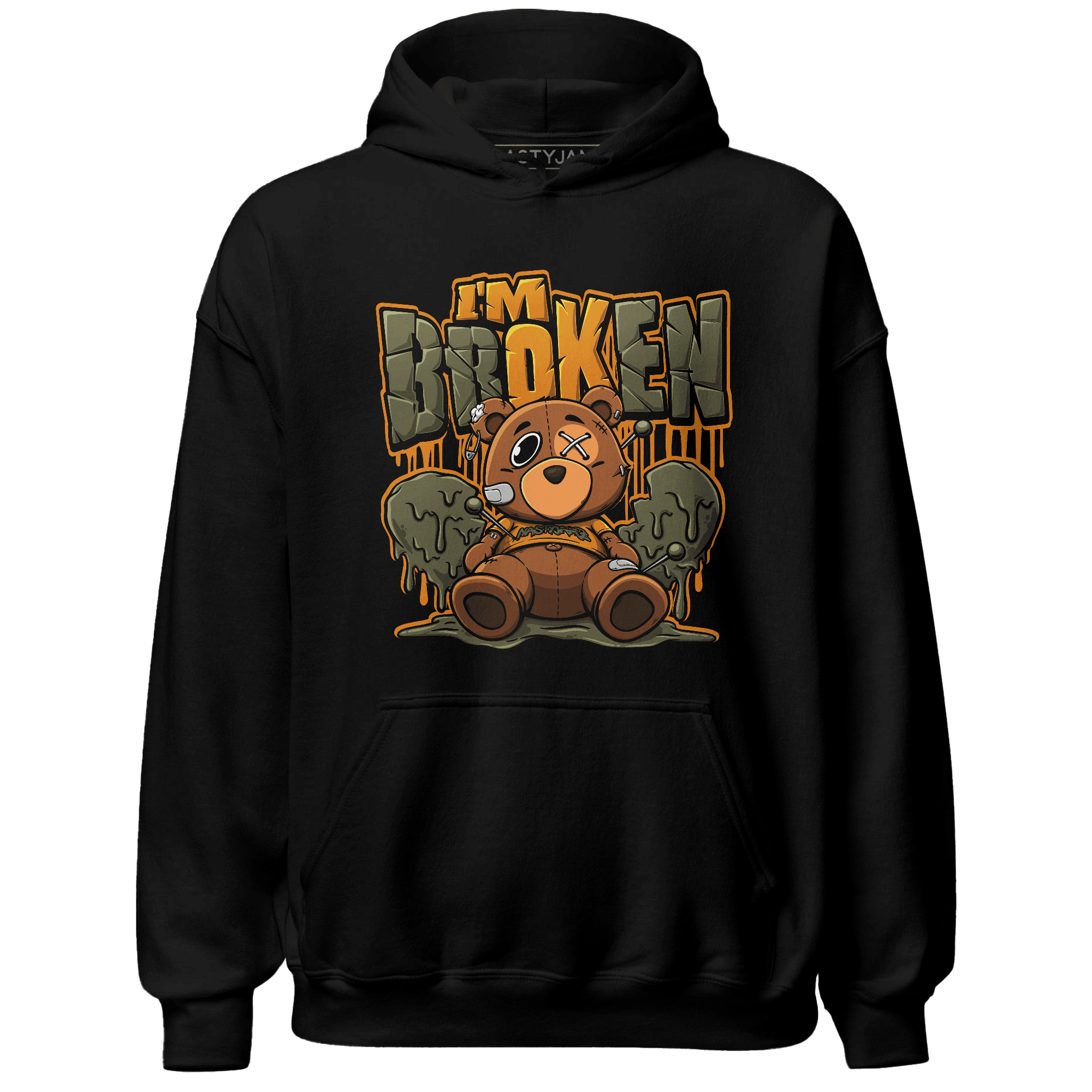 Olive 5s Hoodie Match Im Broken BER - NastyJamz