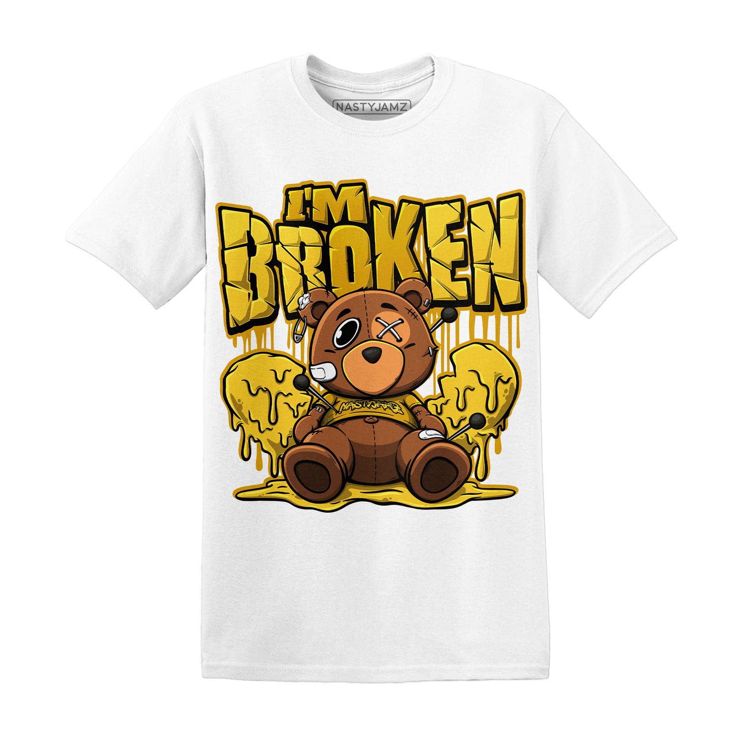 Yellow Ochre 6s T Shirt Im Broken BER - NastyJamz