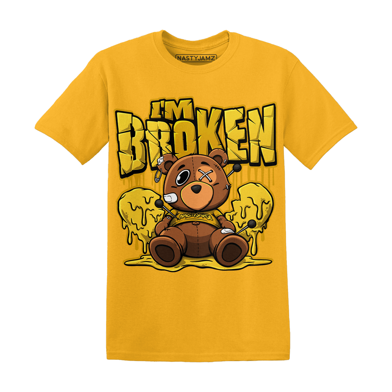Yellow Ochre 6s T Shirt Im Broken BER - NastyJamz