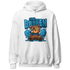 Powder Blue 9s Hoodie Match Im Broken BER - NastyJamz