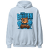 Powder Blue 9s Hoodie Match Im Broken BER - NastyJamz