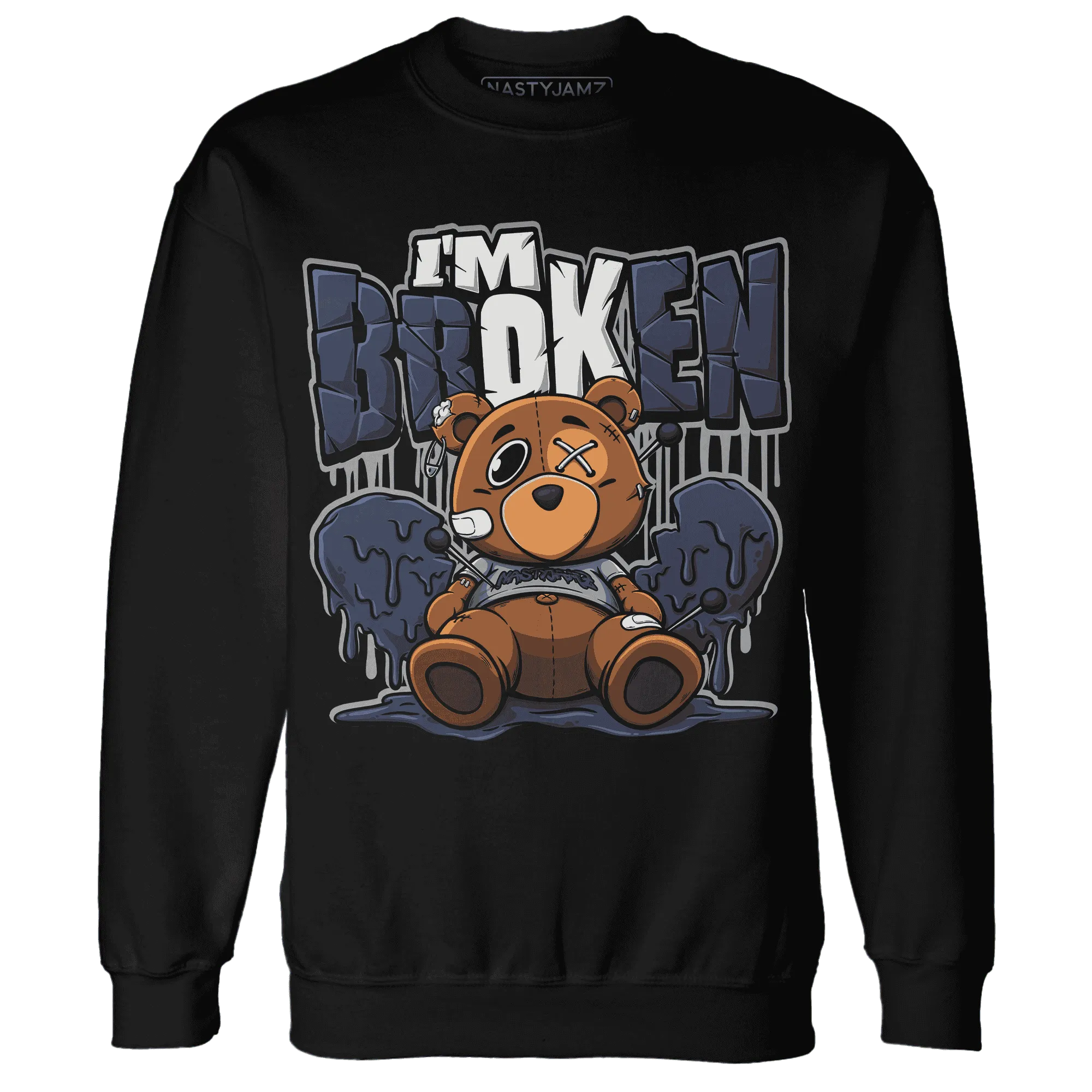 VaporMax-Plus-Midnight-Navy-White-Metallic-Silver-NastyJamz-Sweatshirt-Match-Im-Broken-BER