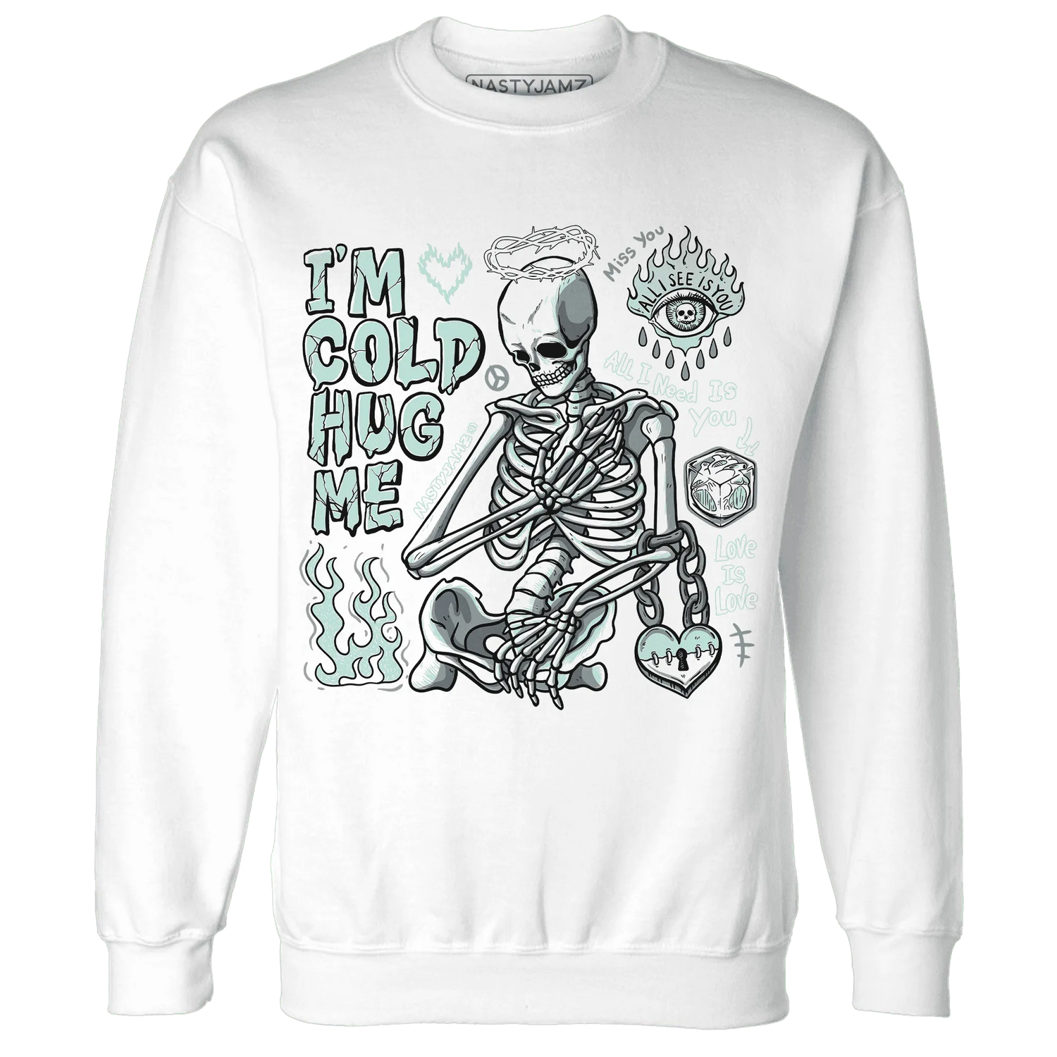 AF-1-Low-Jade-Ice-White-NastyJamz-Sweatshirt-Match-Im-Cold-Hug-Me