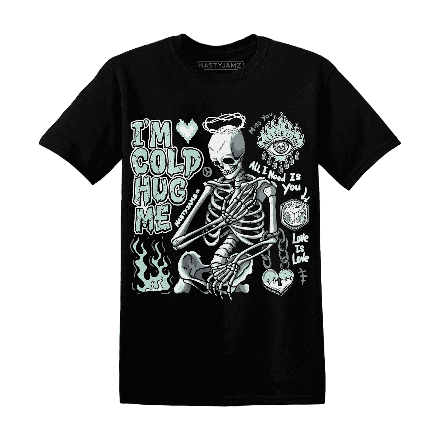 AF-1-Low-Jade-Ice-White-NastyJamz-T-Shirt-Match-Im-Cold-Hug-Me