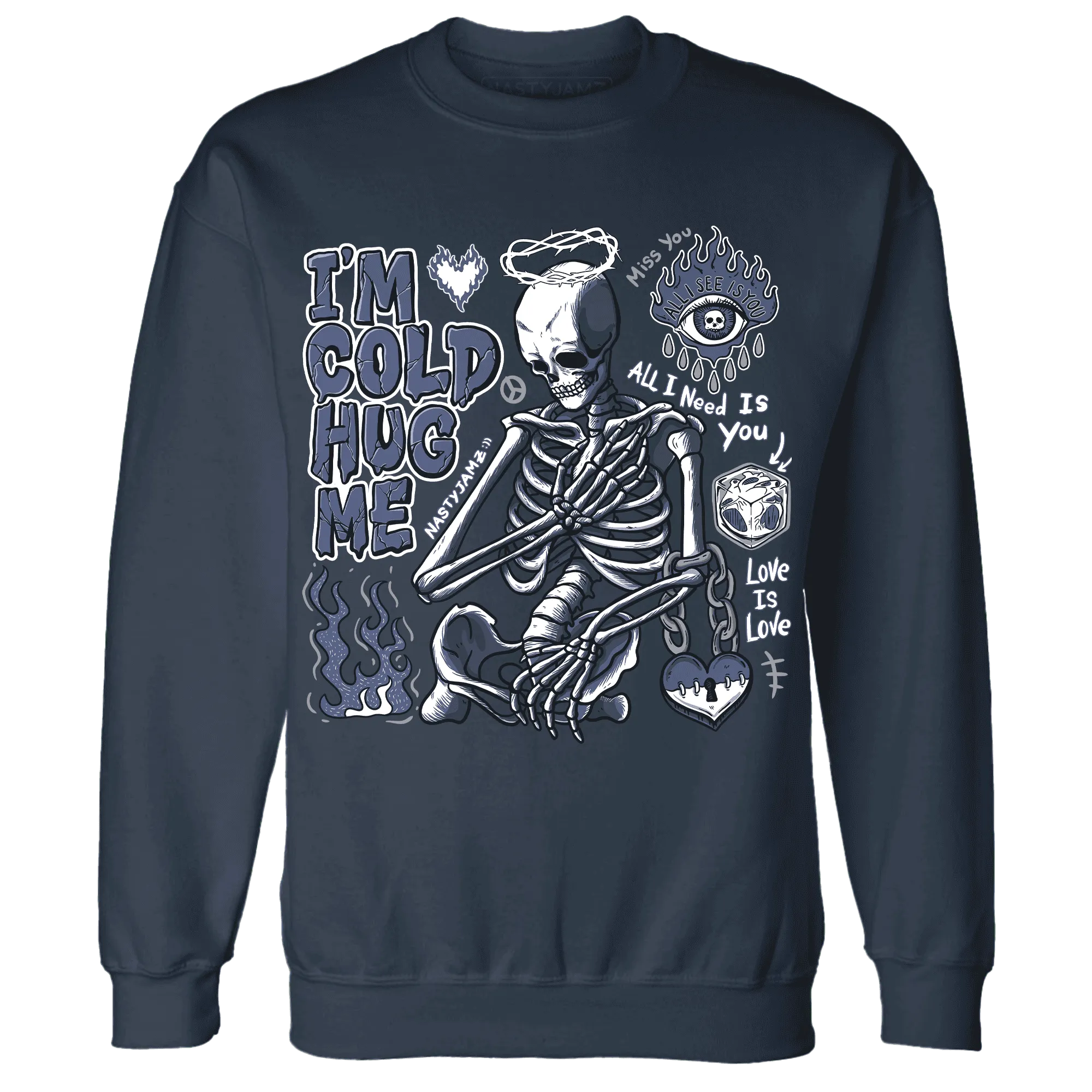 Low-Diffused-Blue-11s-NastyJamz-Sweatshirt-Match-Im-Cold-Hug-Me
