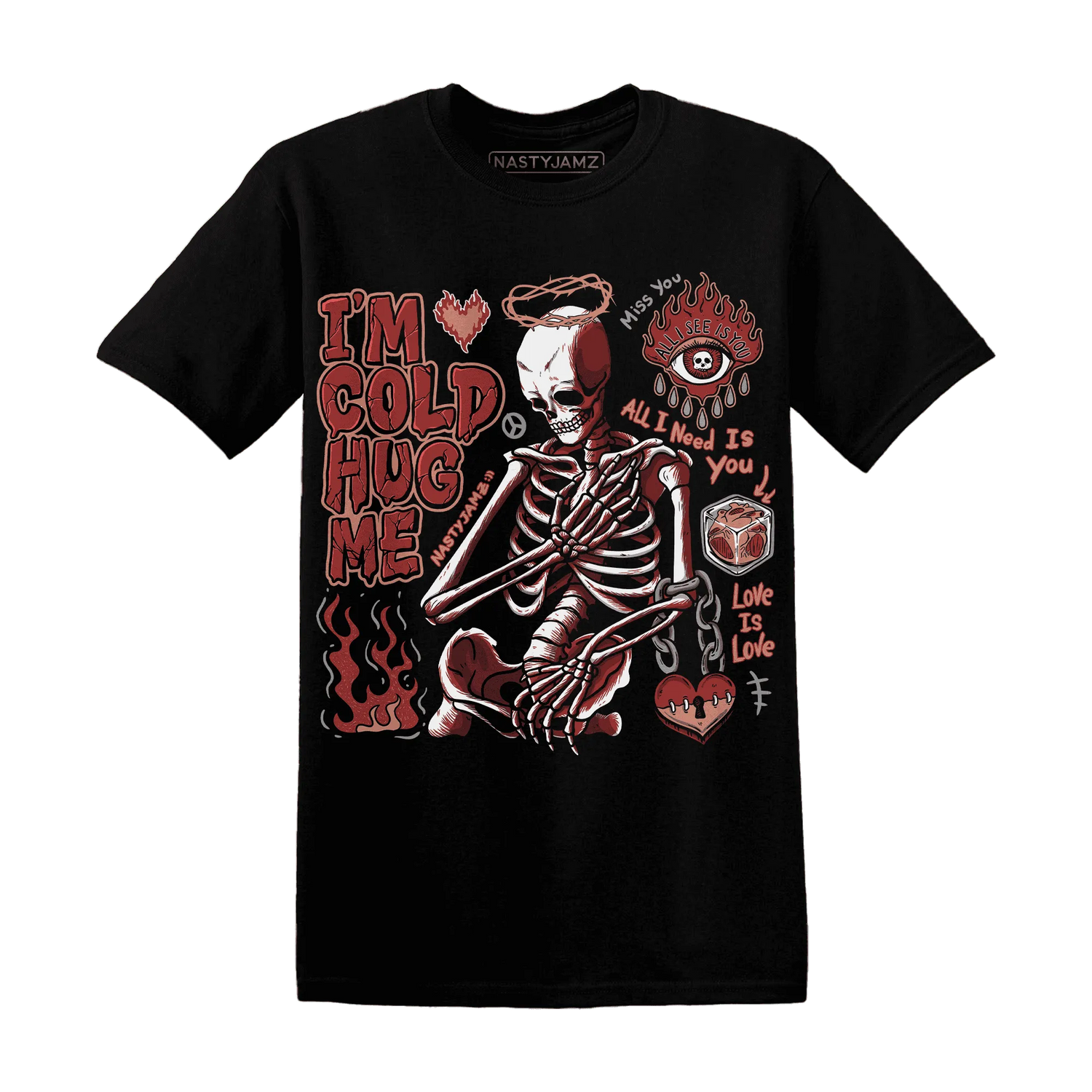 Dune-Red-13s-NastyJamz-T-Shirt-Match-Im-Cold-Hug-Me