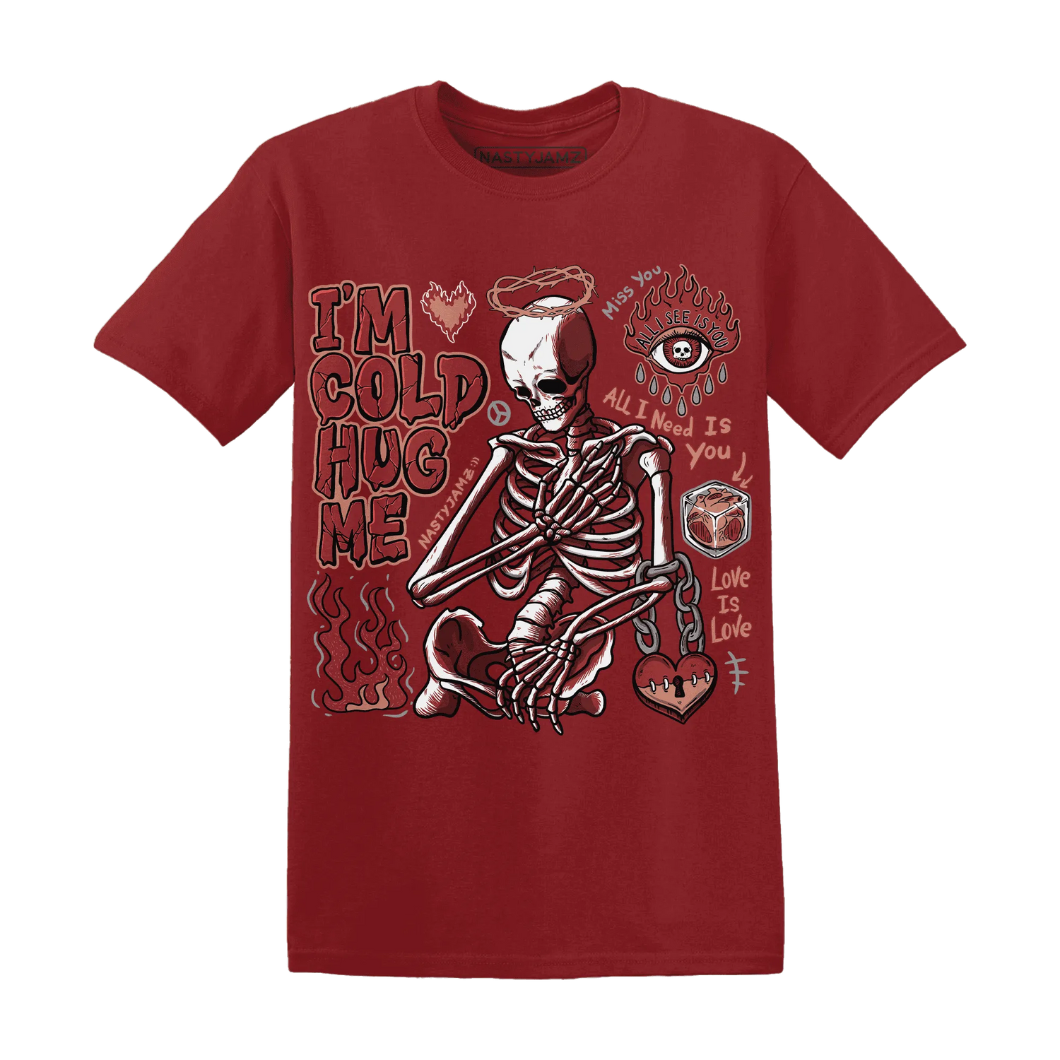 Dune-Red-13s-NastyJamz-T-Shirt-Match-Im-Cold-Hug-Me