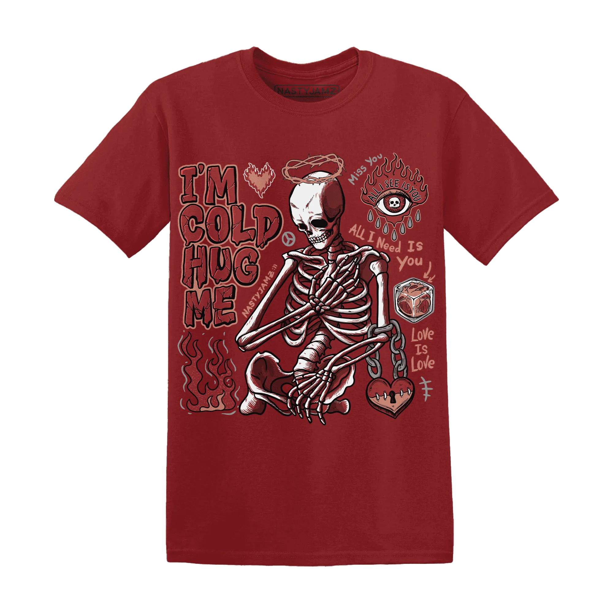 Dune-Red-13s-NastyJamz-T-Shirt-Match-Im-Cold-Hug-Me