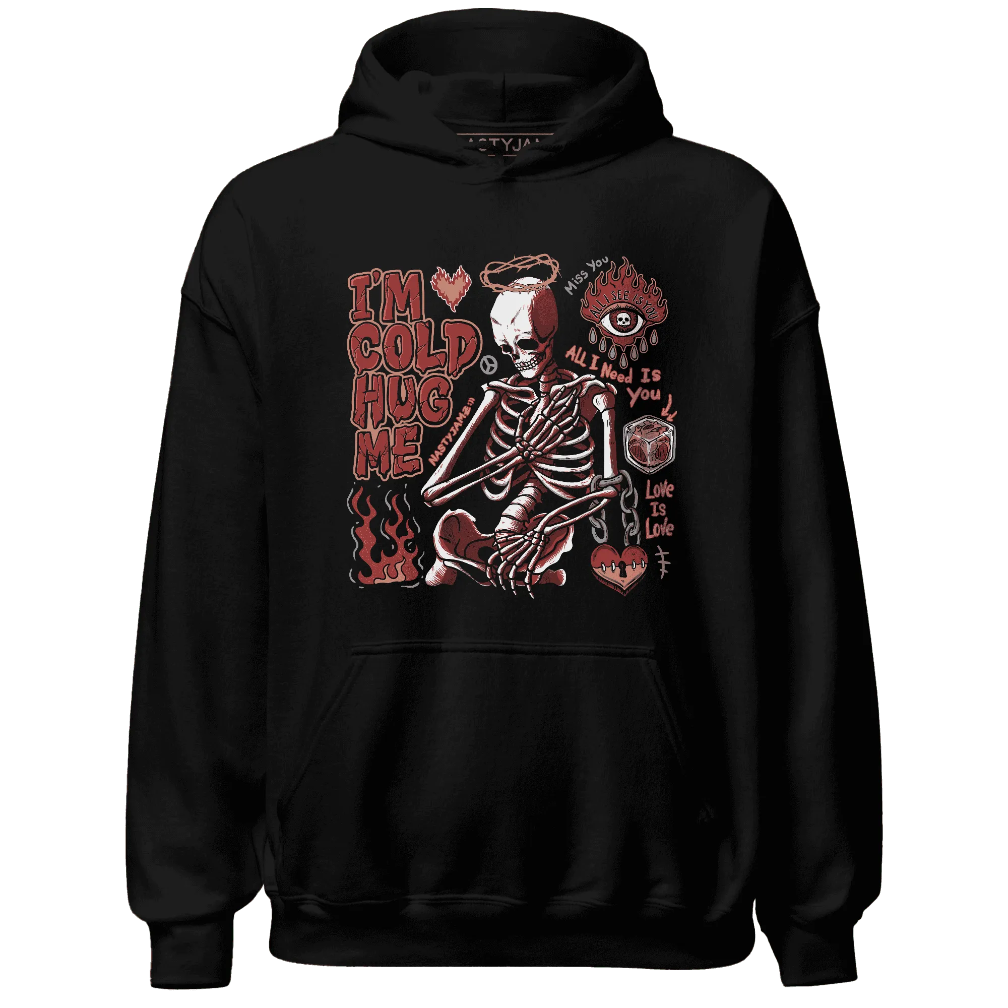 Dune-Red-13s-NastyJamz-Hoodie-Match-Im-Cold-Hug-Me