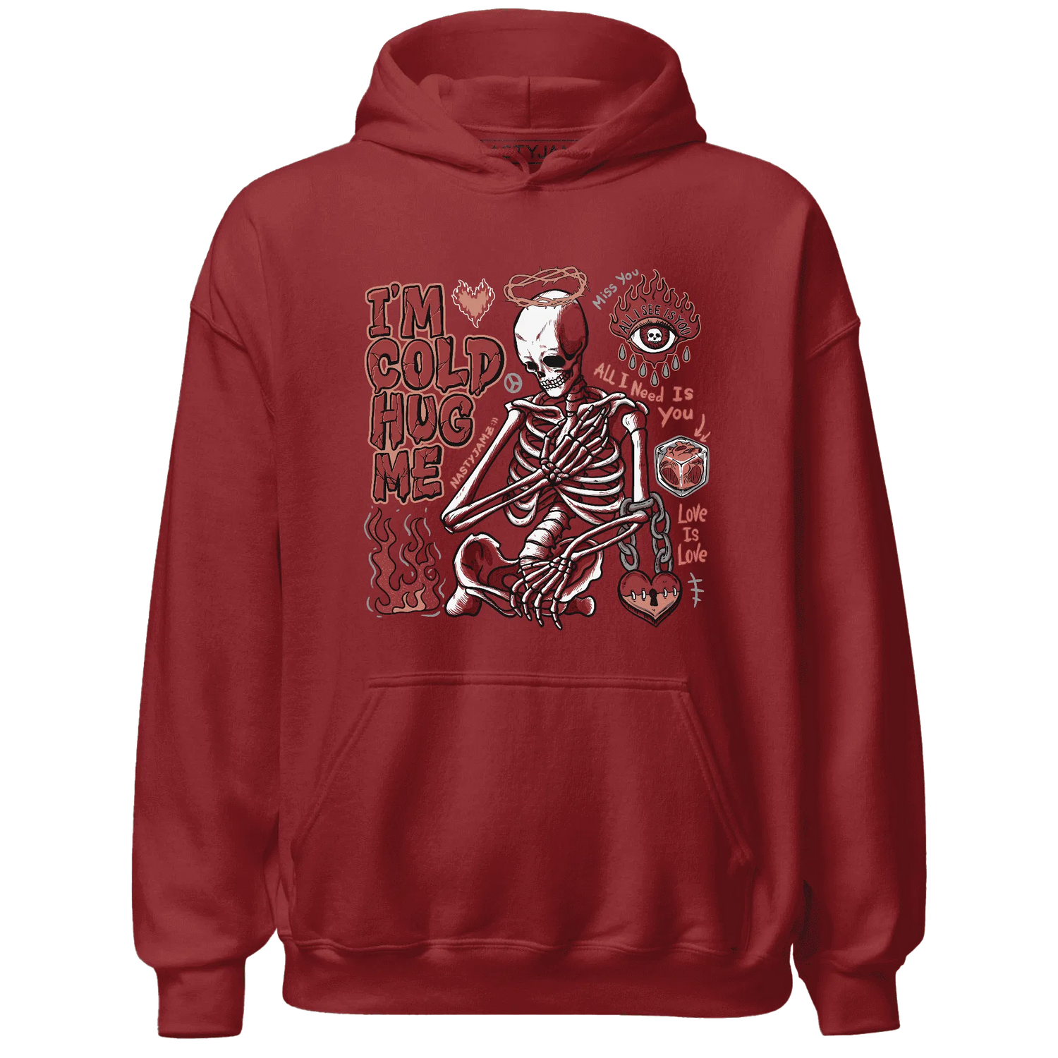 Dune-Red-13s-NastyJamz-Hoodie-Match-Im-Cold-Hug-Me
