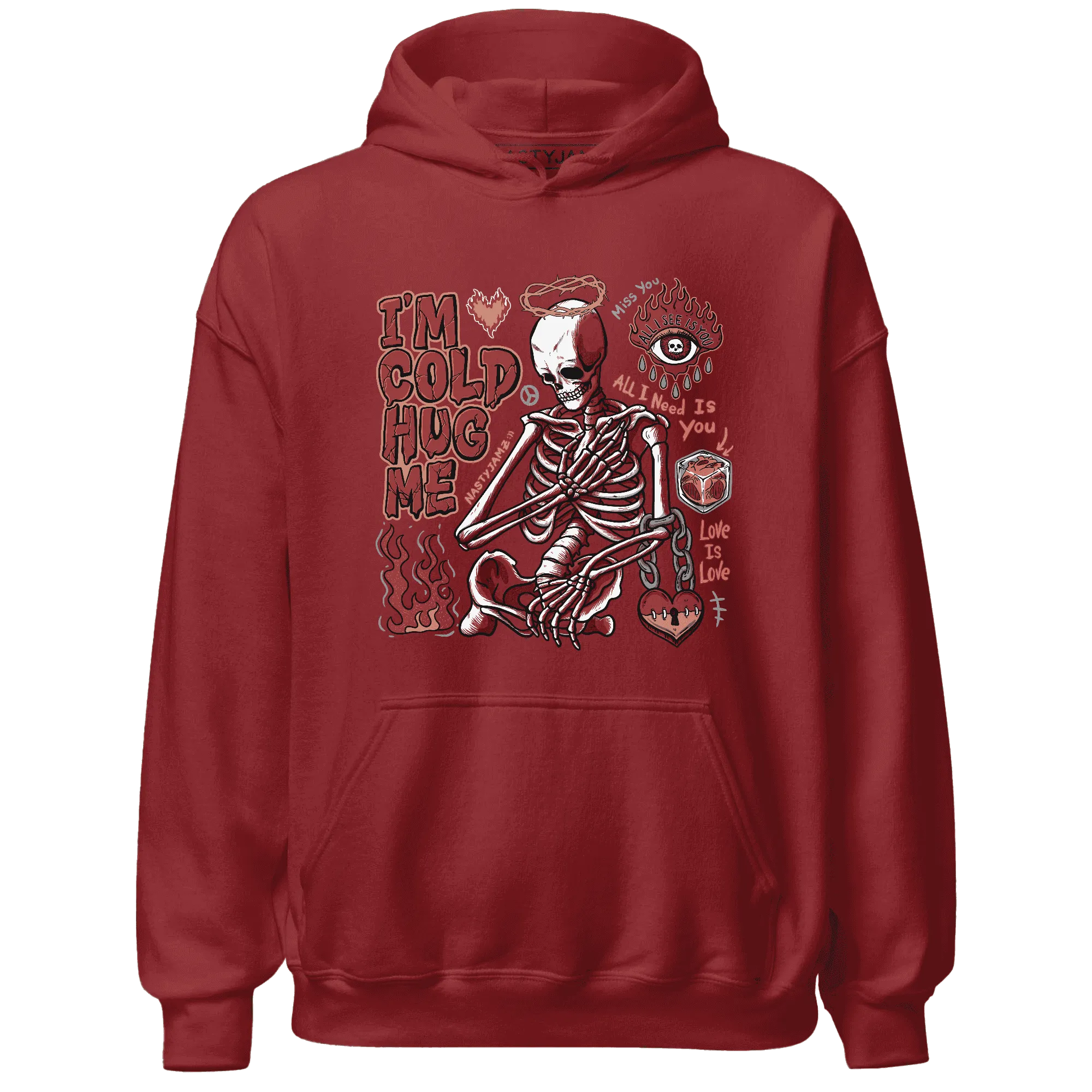 Dune-Red-13s-NastyJamz-Hoodie-Match-Im-Cold-Hug-Me