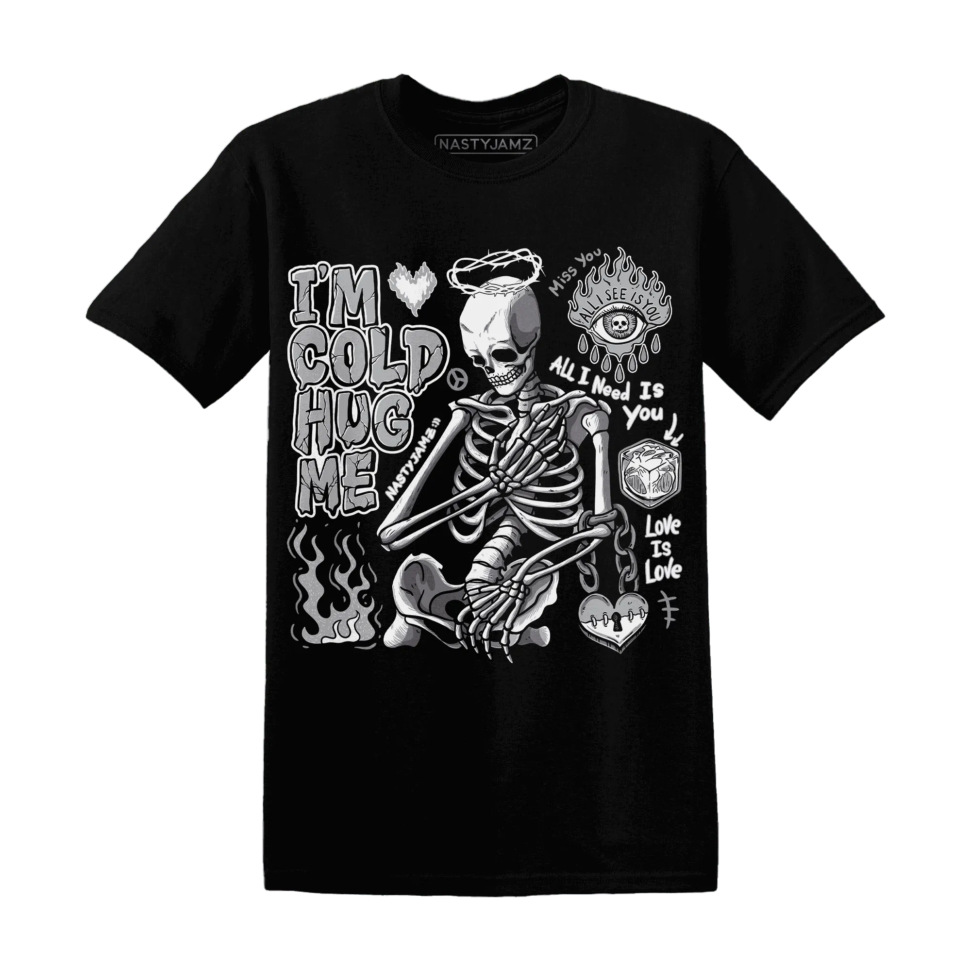 Wolf-Grey-1s-NastyJamz-T-Shirt-Match-Im-Cold-Hug-Me