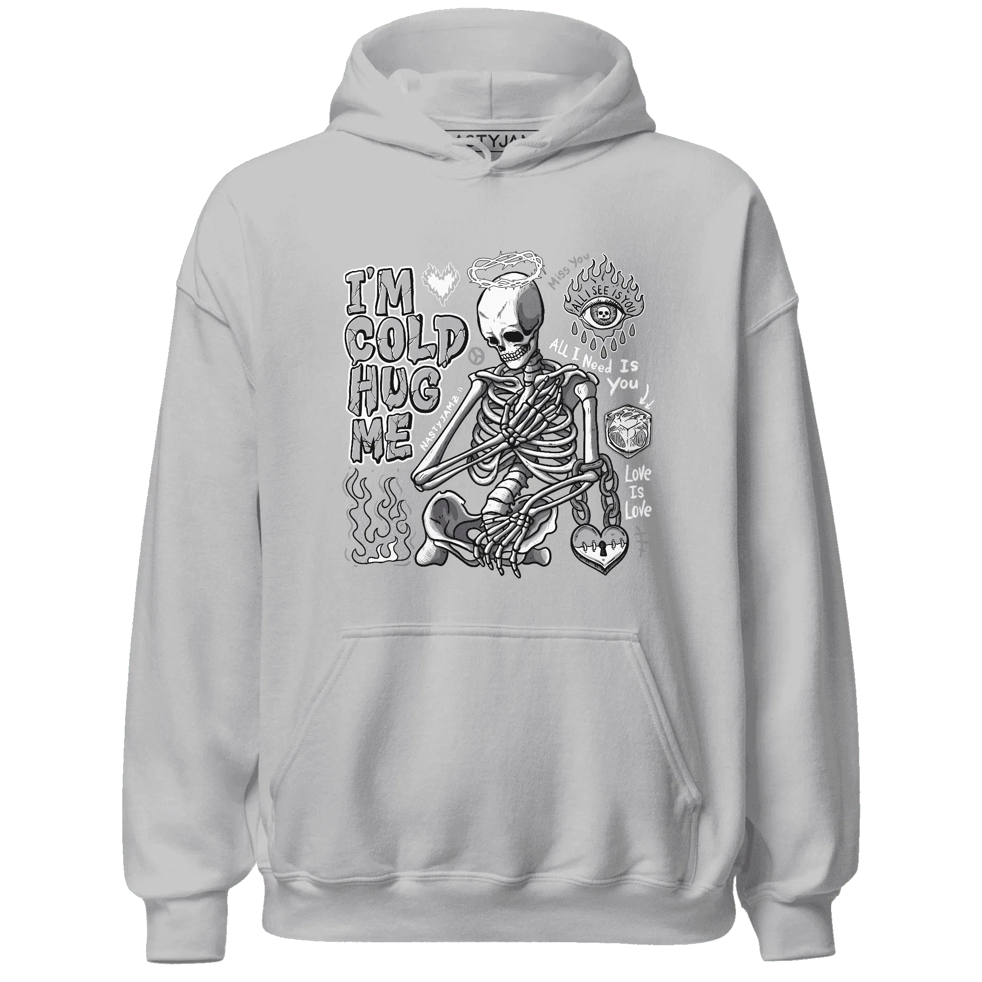 Wolf-Grey-1s-NastyJamz-Hoodie-Match-Im-Cold-Hug-Me