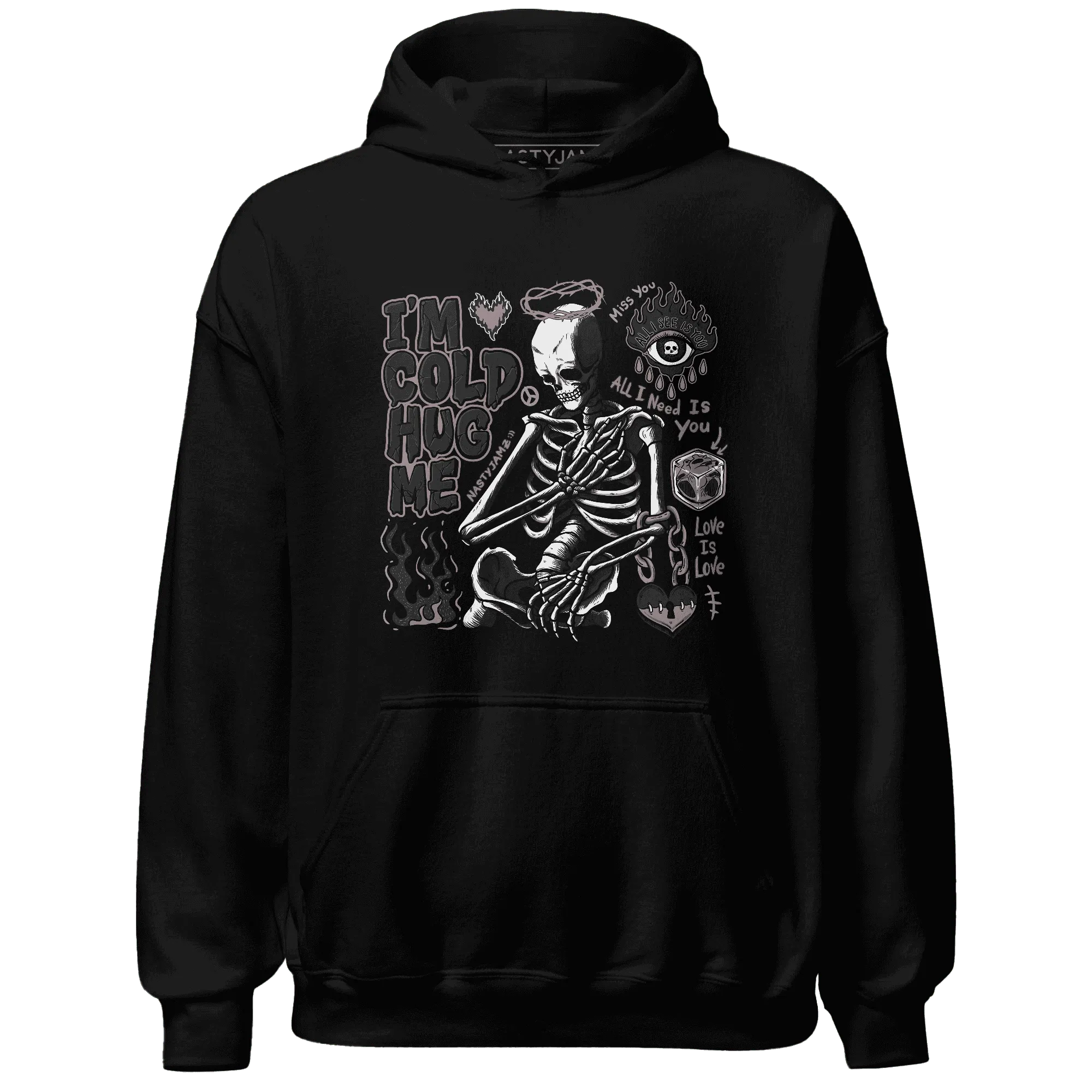 Black-Violet-Ore-3s-NastyJamz-Hoodie-Match-Im-Cold-Hug-Me