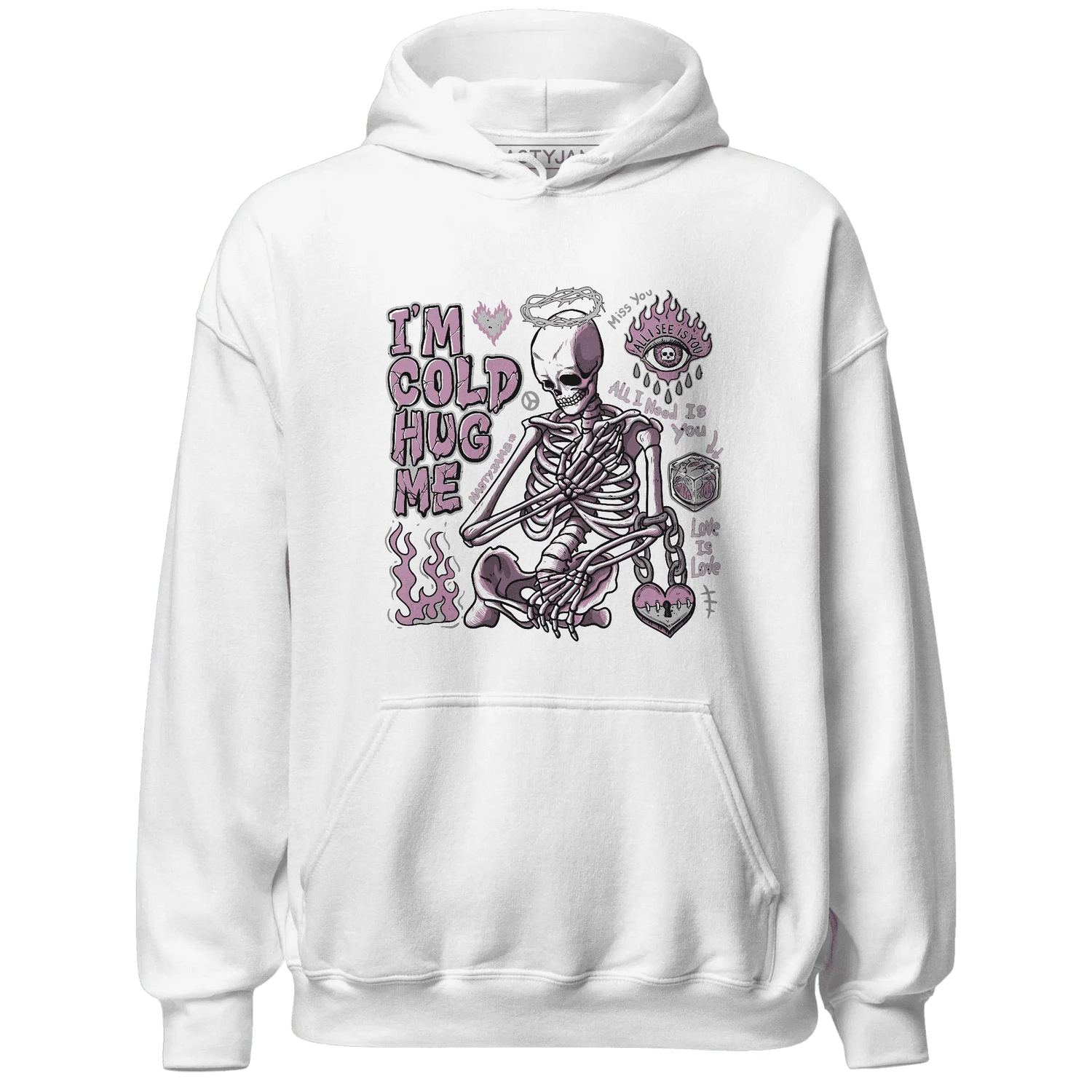 Orchid-Neutral-Grey-Black-White-4s-Hoodie-Match-Im-Cold-Hug-Me