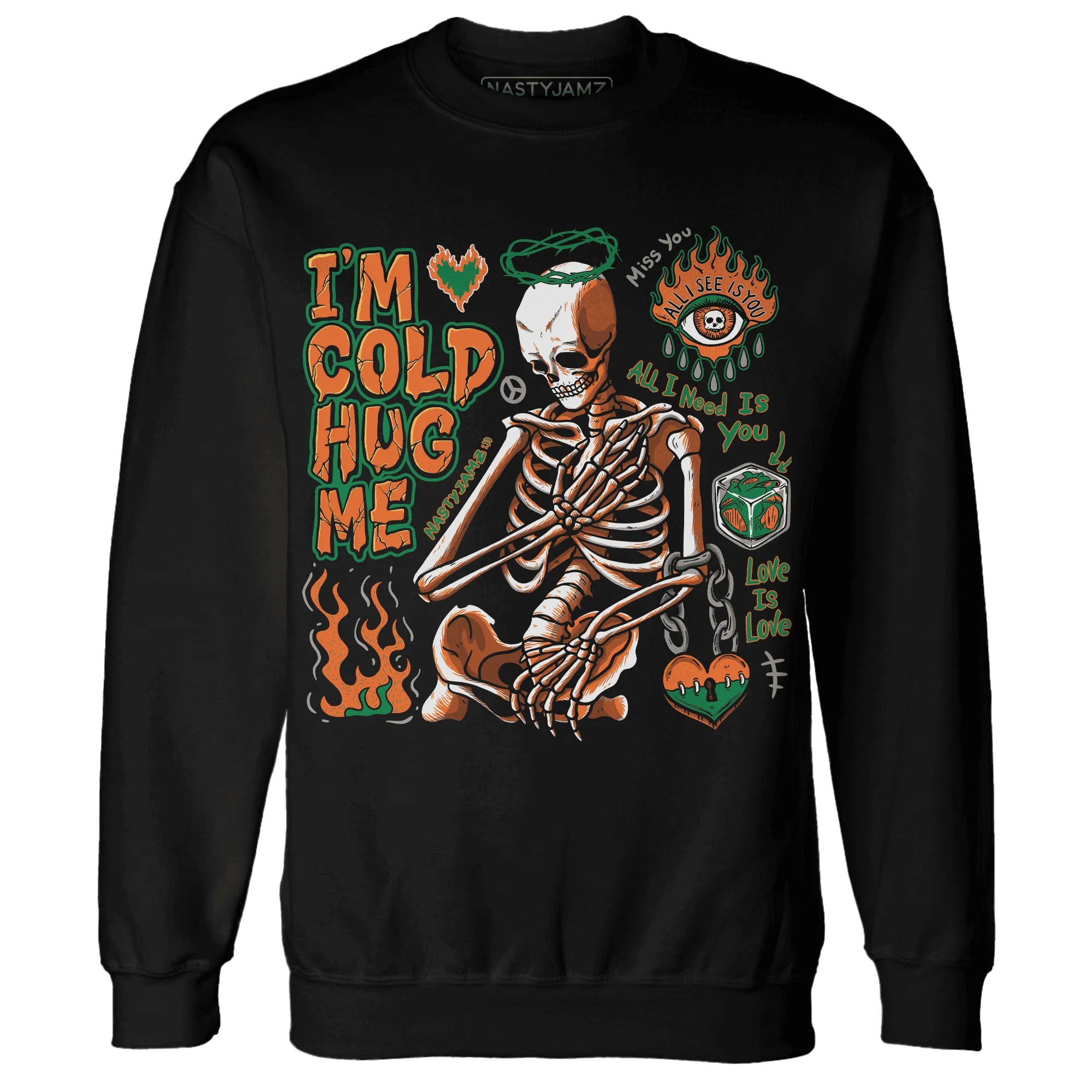 MAM-Hurricanes-5s-NastyJamz-Sweatshirt-Match-Im-Cold-Hug-Me