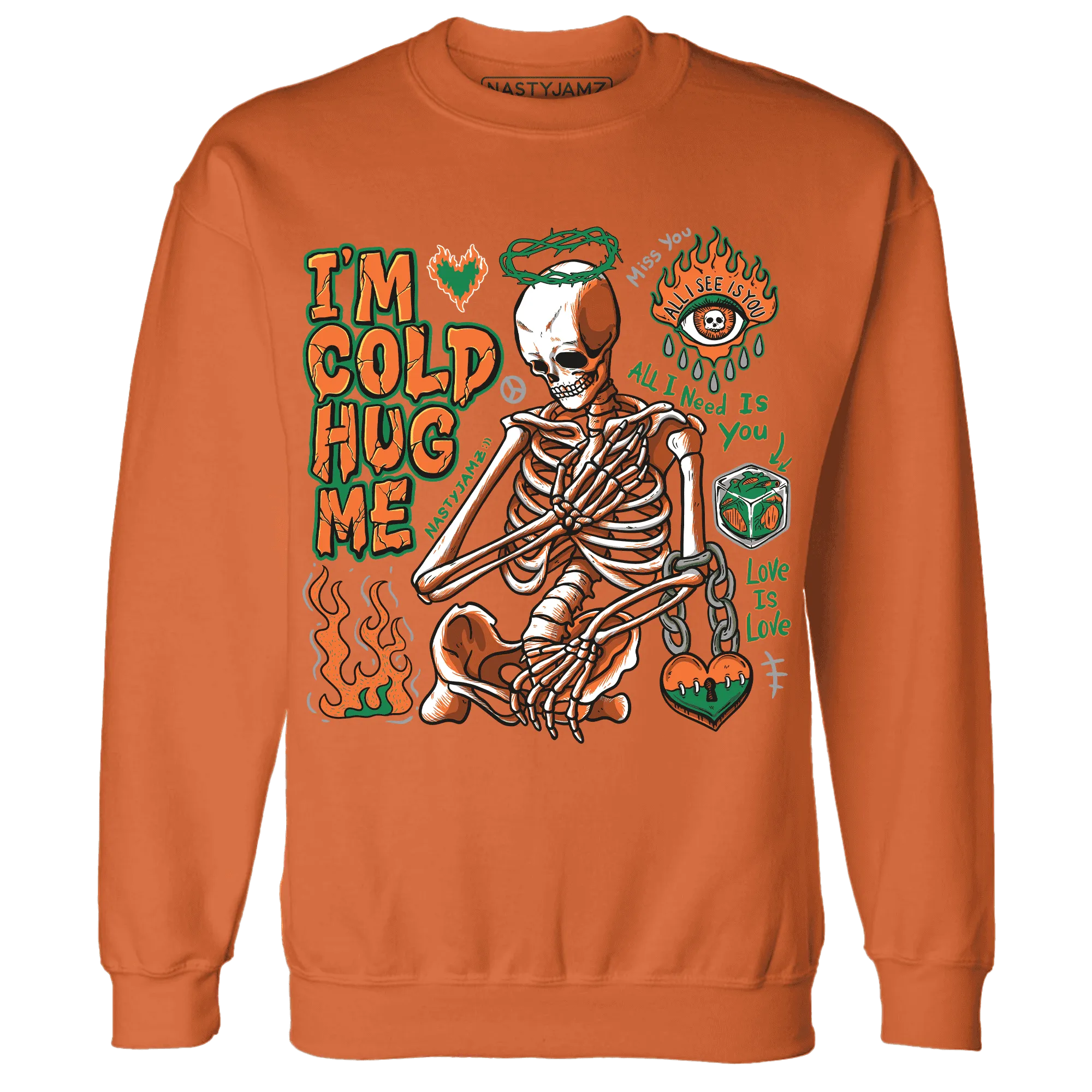 MAM-Hurricanes-5s-NastyJamz-Sweatshirt-Match-Im-Cold-Hug-Me