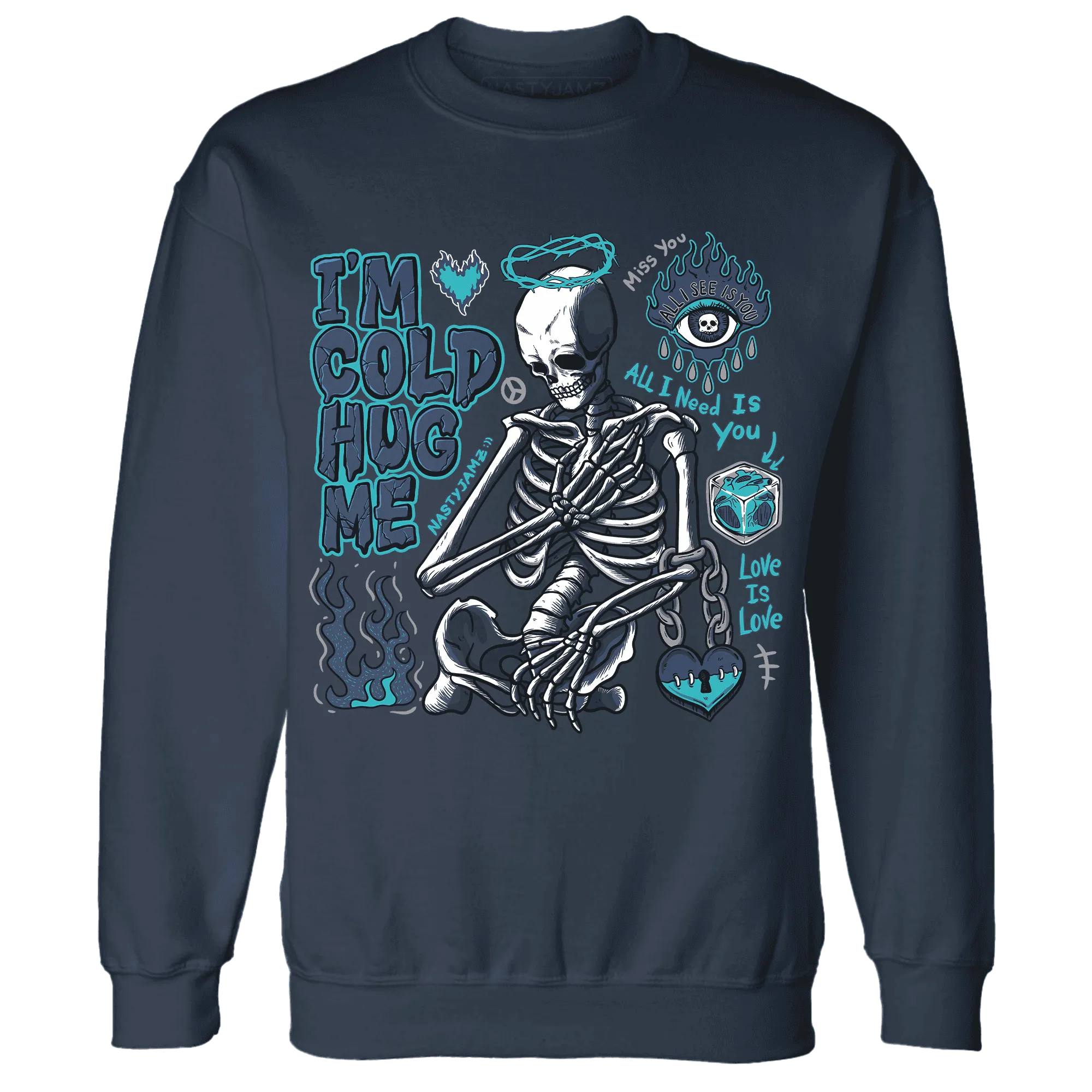 AM-Plus-Drift-Midnight-Navy-NastyJamz-Sweatshirt-Match-Im-Cold-Hug-Me