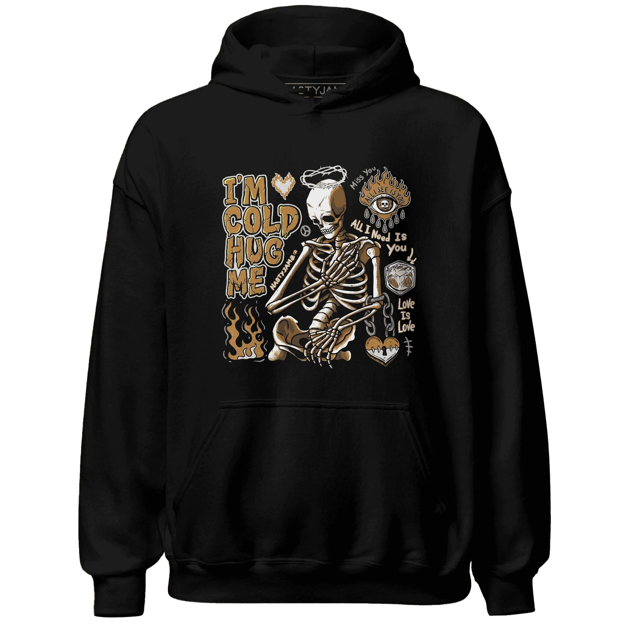 Dunk-Low-Retro-Wheat-Orange-Hoodie-Match-Im-Cold-Hug-Me