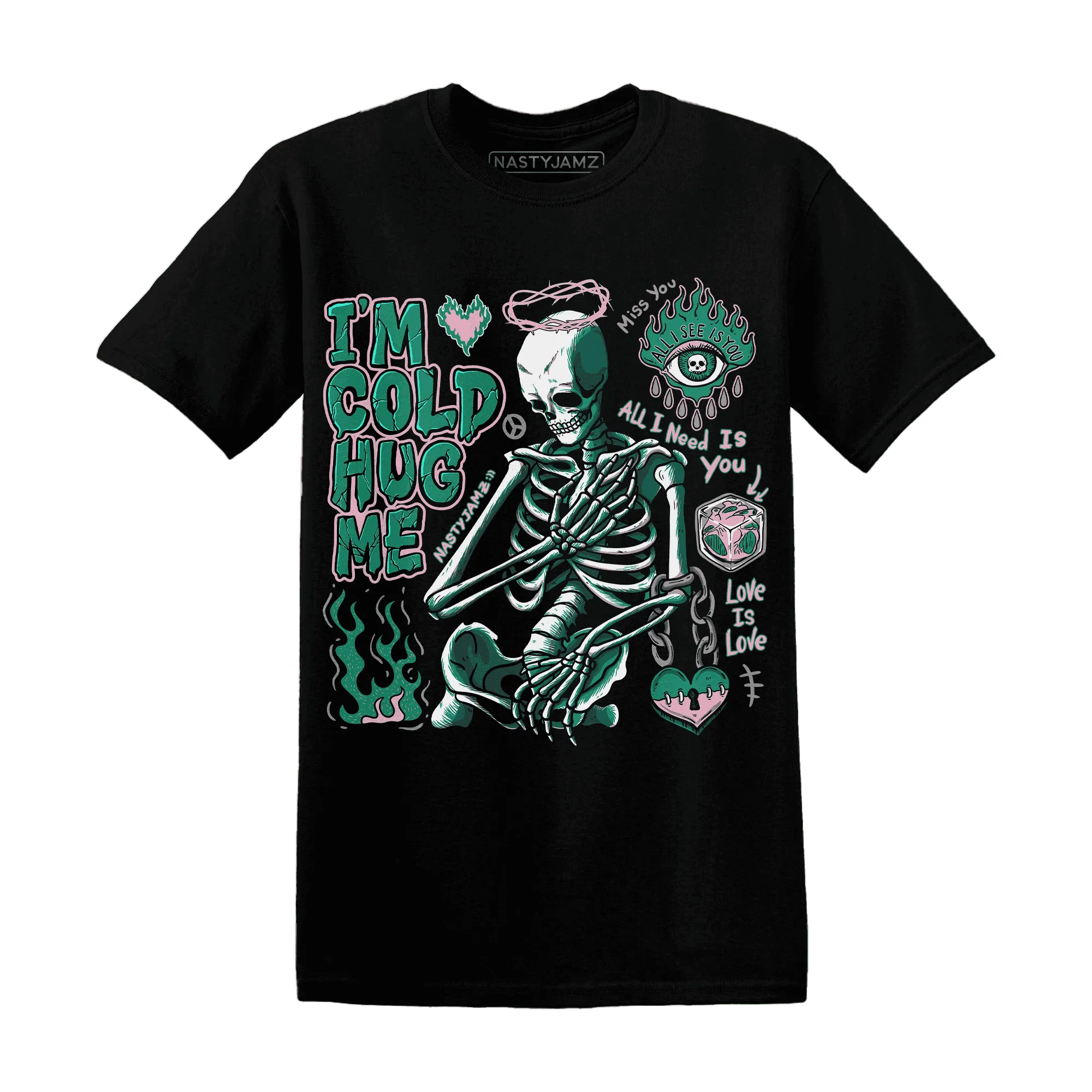 Dunk-Pink-Malachite-Medium-Soft-Low-Sail-NastyJamz-T-Shirt-Match-Im-Cold-Hug-Me