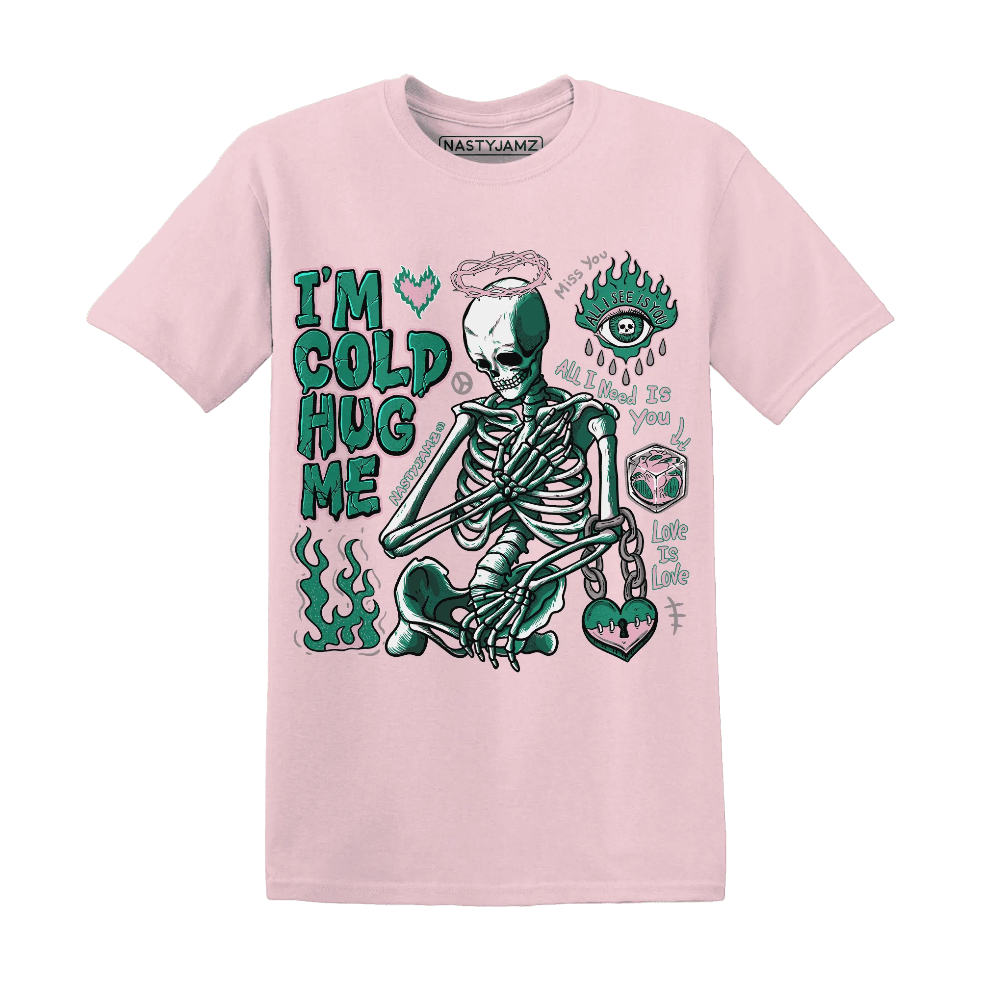 Dunk-Pink-Malachite-Medium-Soft-Low-Sail-NastyJamz-T-Shirt-Match-Im-Cold-Hug-Me