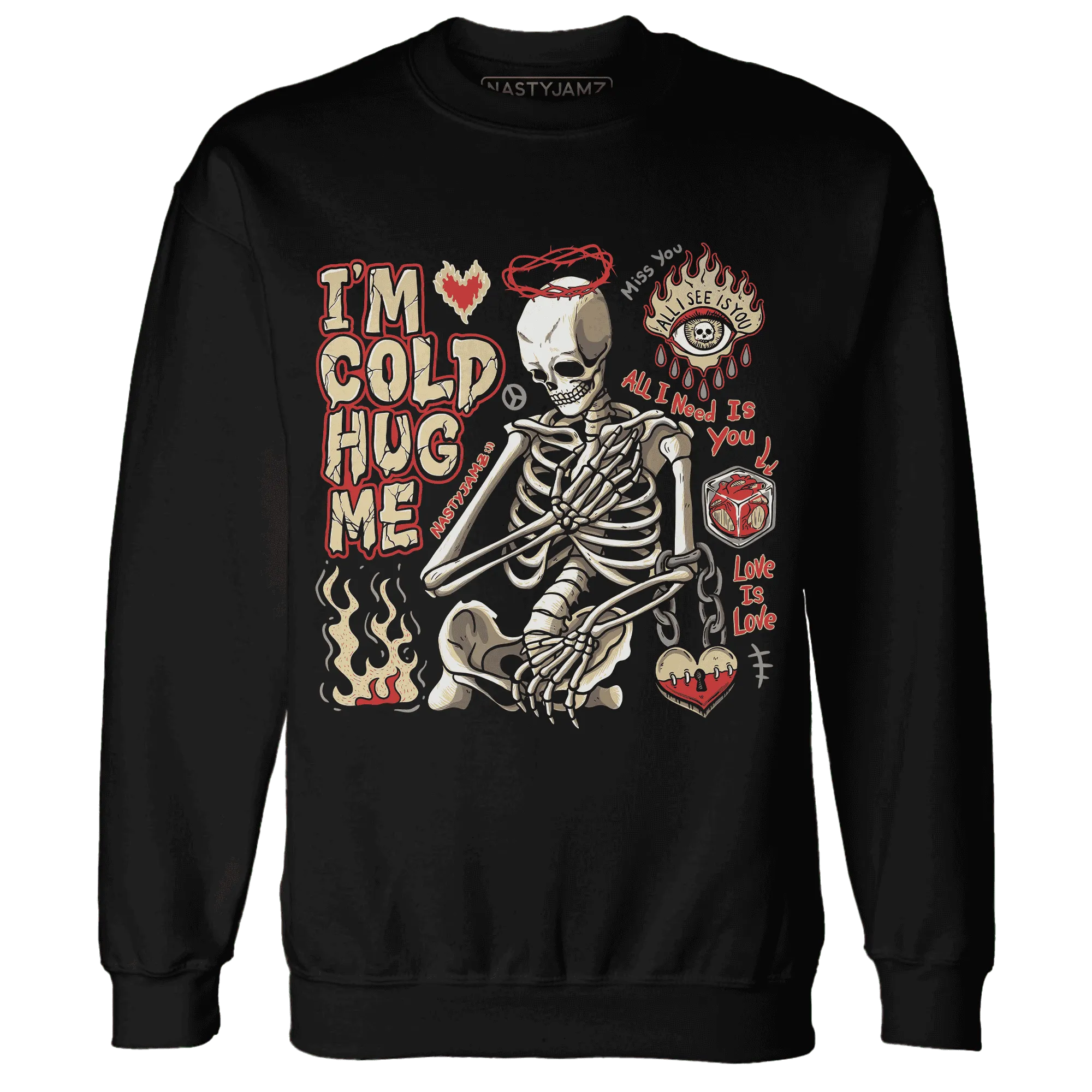 Dunk-Strawberry-Waffle-Sweatshirt-Match-Im-Cold-Hug-Me