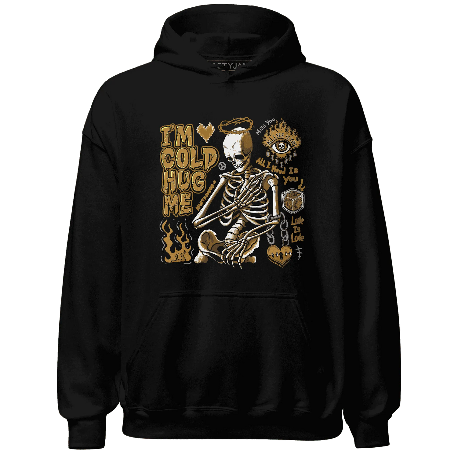 Wheat-13s-NastyJamz-Hoodie-Match-Im-Cold-Hug-Me