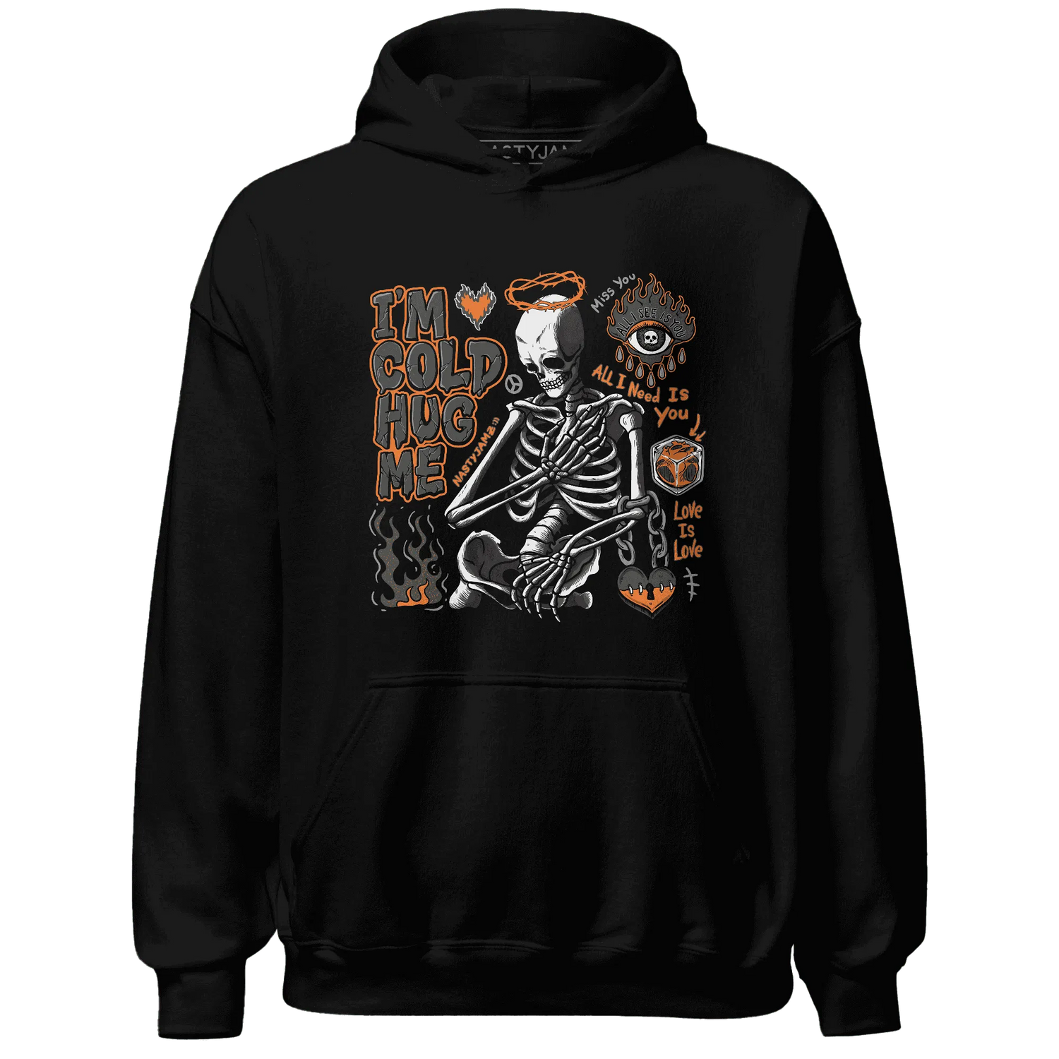 Fear-Pack-3s-NastyJamz-Hoodie-Match-Im-Cold-Hug-Me