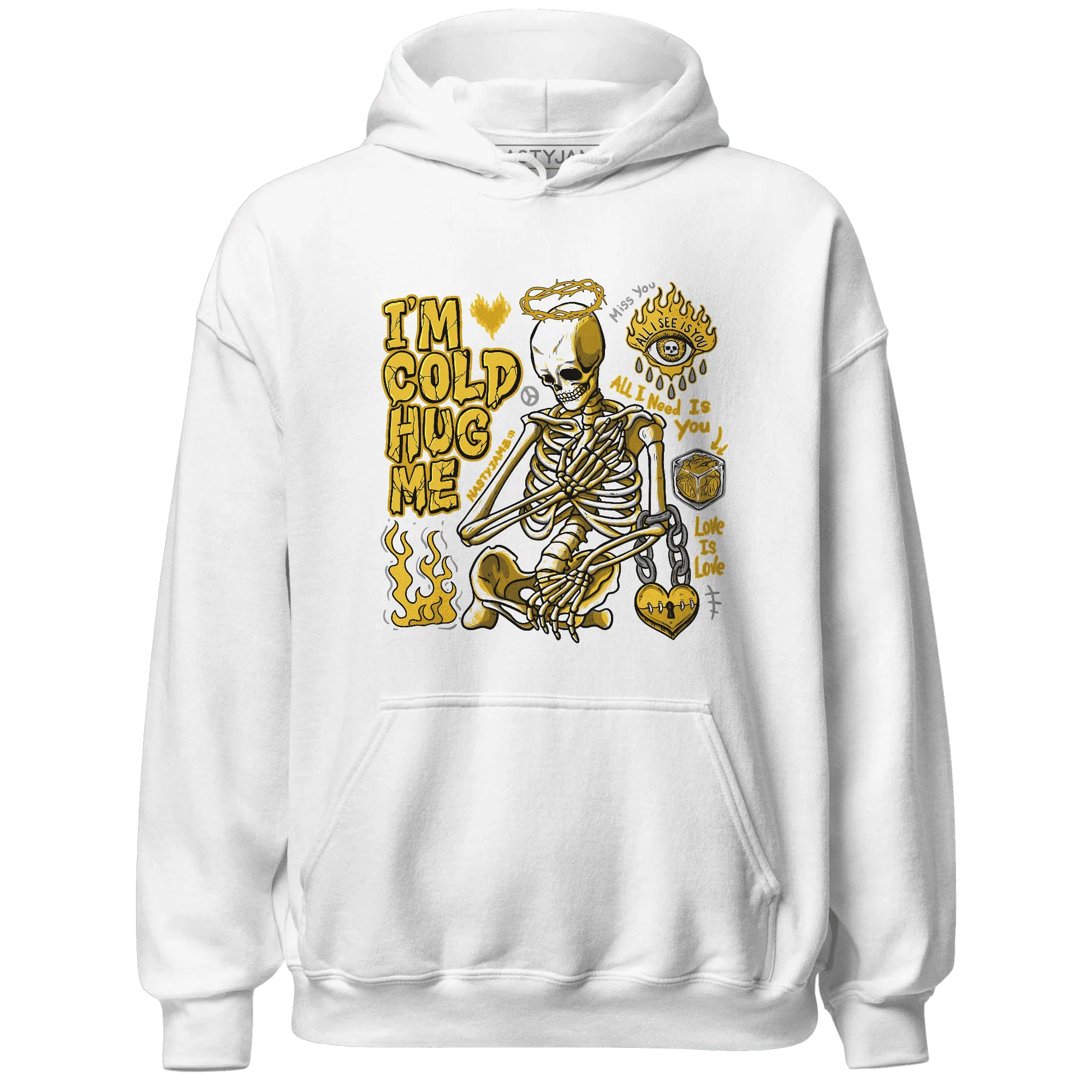 Yellow-Ochre-6s-NastyJamz-Hoodie-Match-Im-Cold-Hug-Me